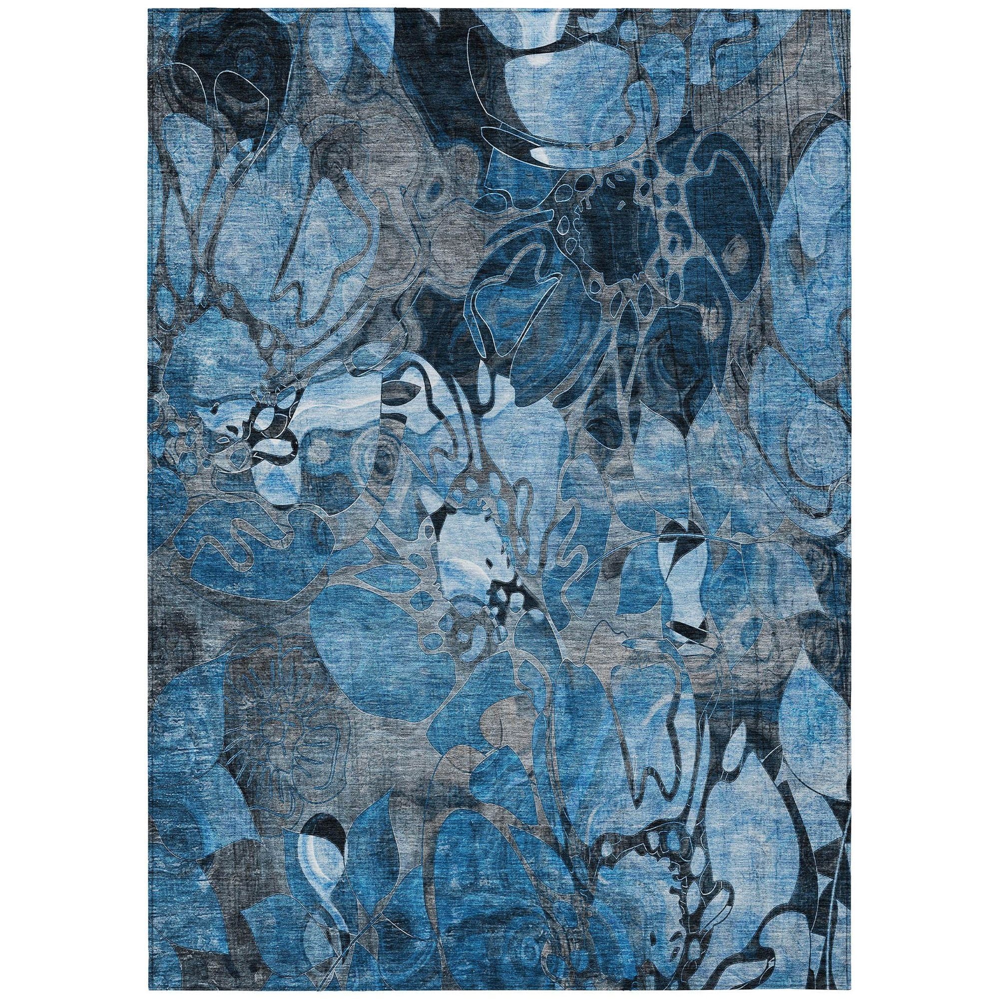 Machine Made ACN558 Blue  Rugs #color_blue 