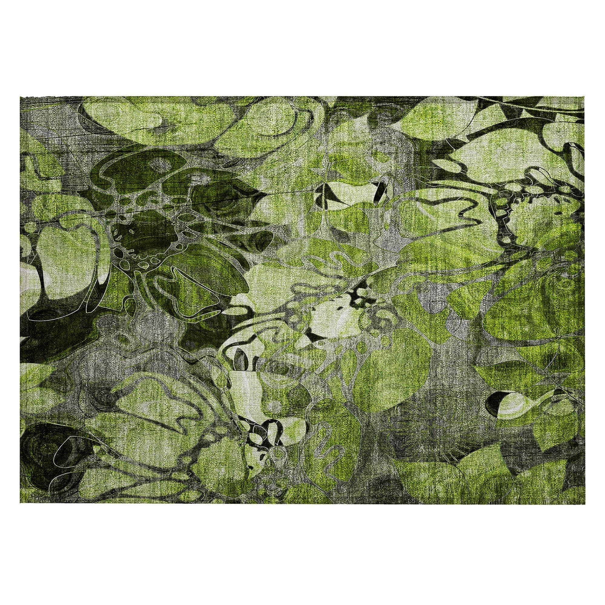 Machine Made ACN558 Fern Green Rugs #color_fern green