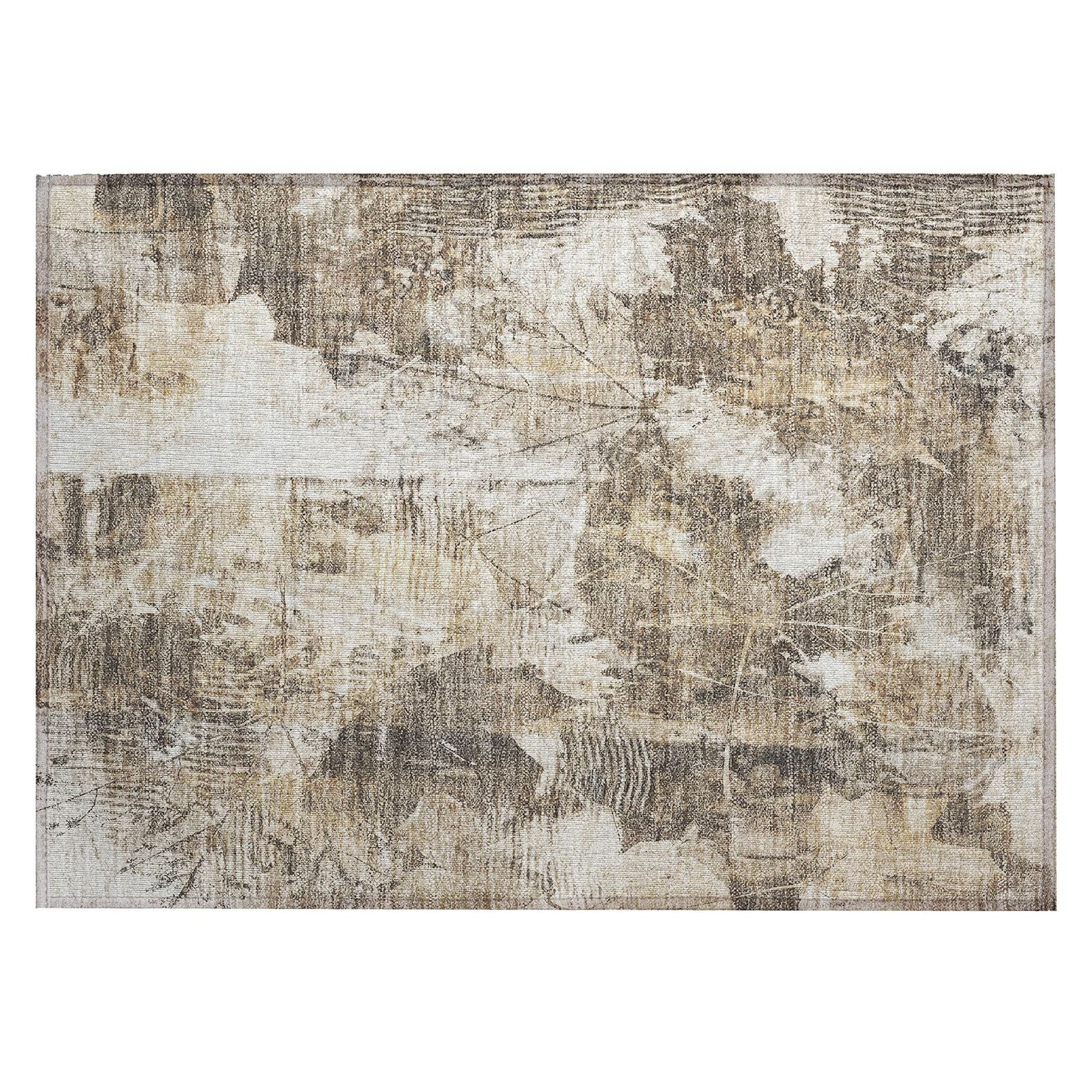 Machine Made ACN560 Beige Brown Rugs #color_beige brown