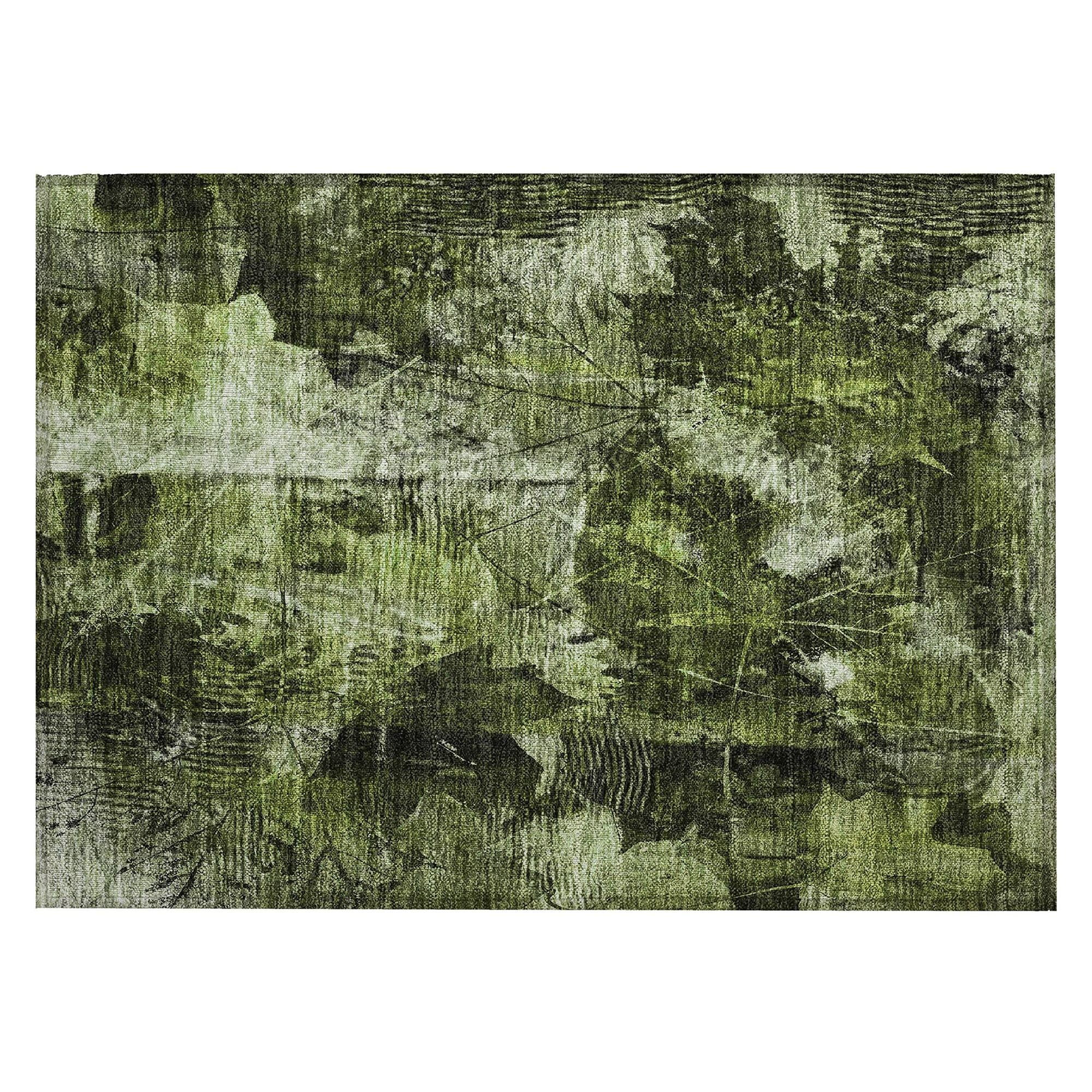 Machine Made ACN560 Green  Rugs #color_green 