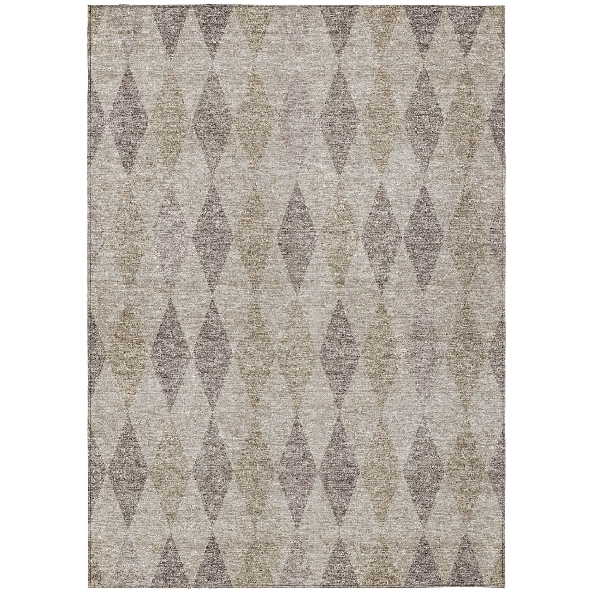 Machine Made ACN561 Beige Brown Rugs #color_beige brown