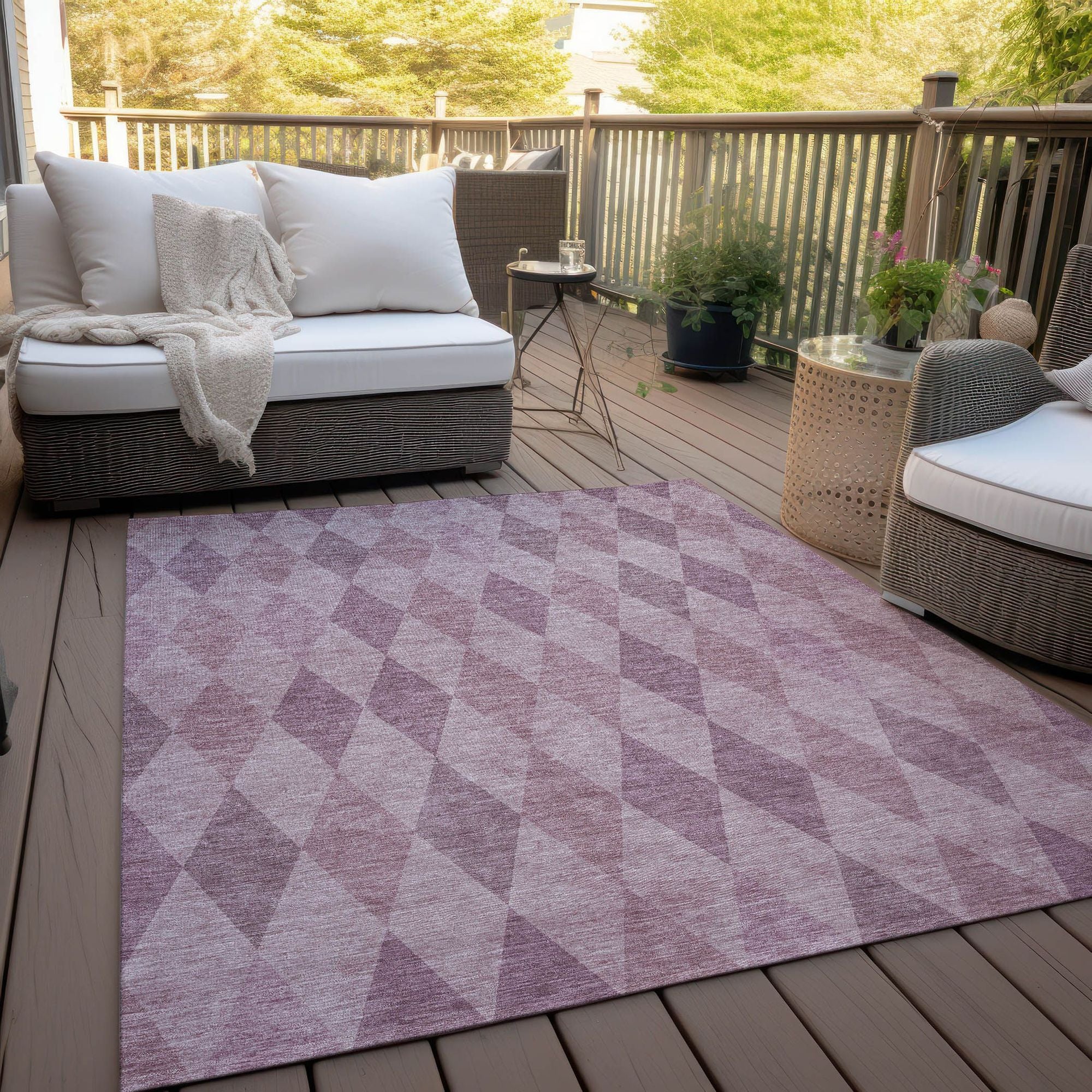 Machine Made ACN561 Blush Pink Rugs #color_blush pink