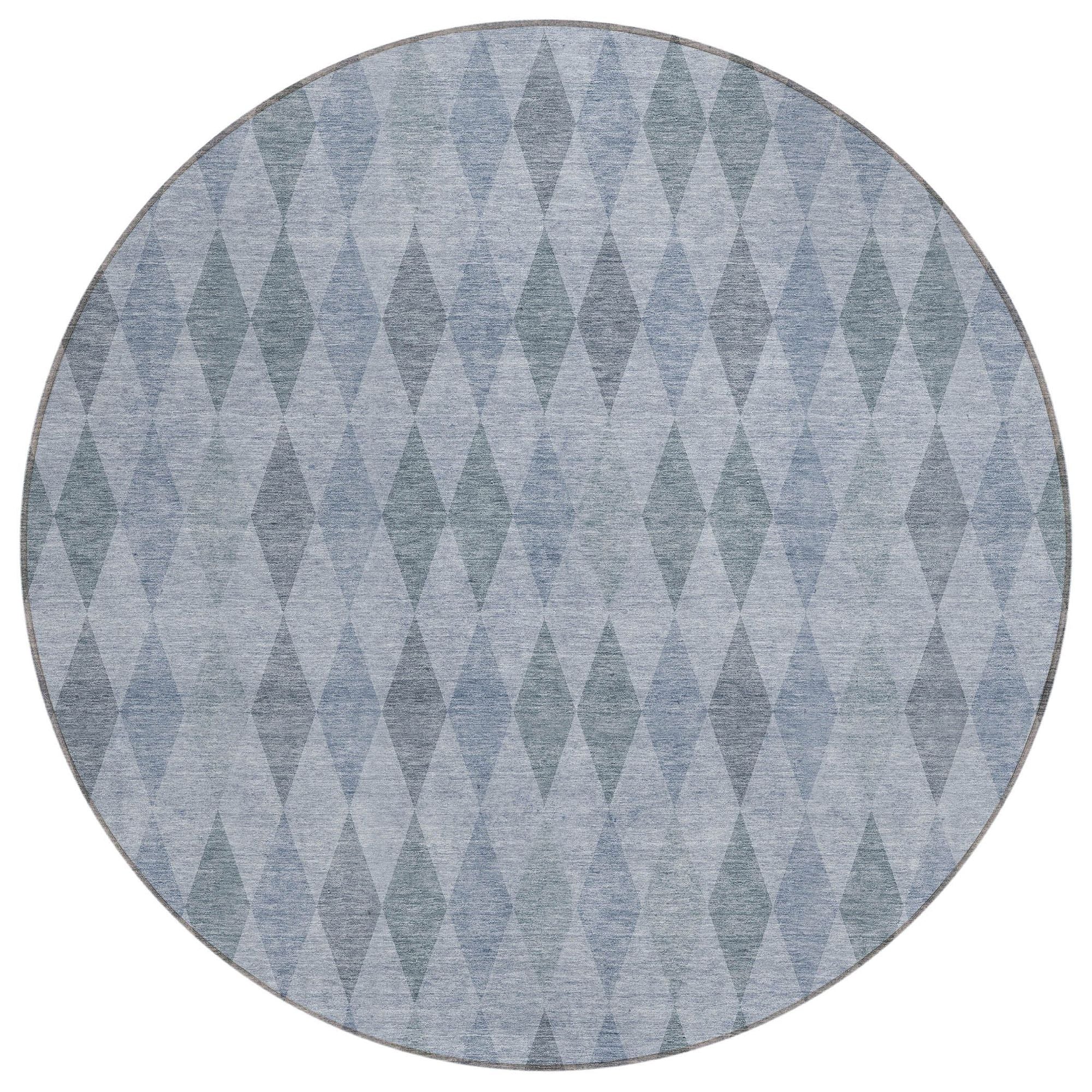 Machine Made ACN561 Denim Blue Rugs #color_denim blue