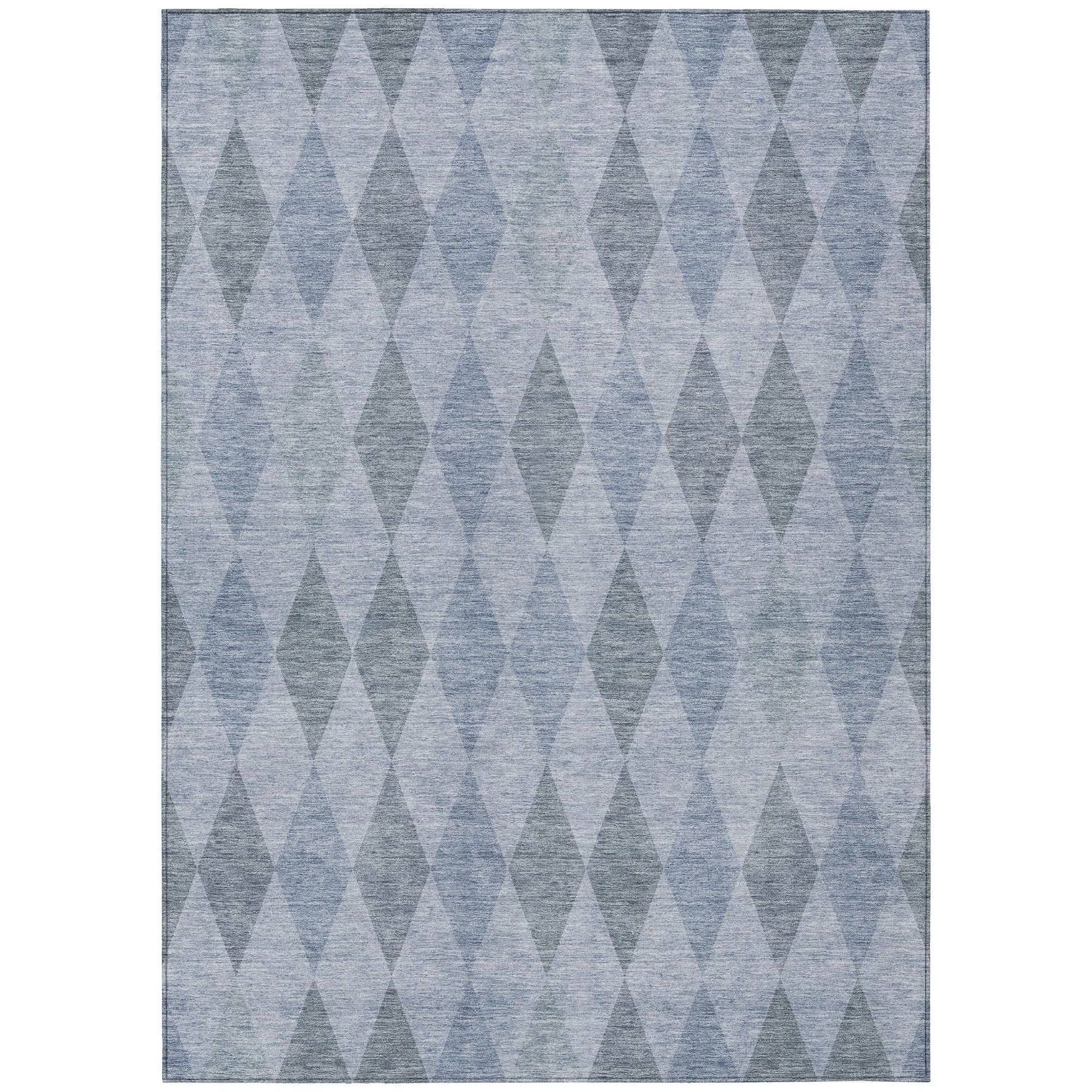 Machine Made ACN561 Denim Blue Rugs #color_denim blue