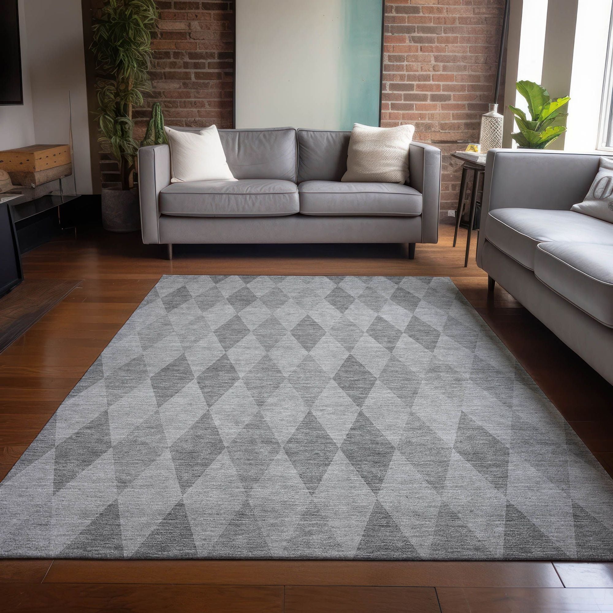 Machine Made ACN561 Gray  Rugs #color_gray 