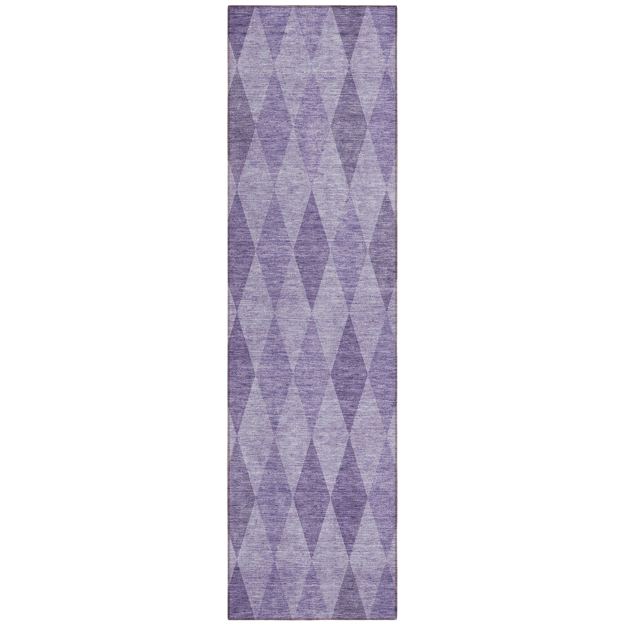 Machine Made ACN561 Purple  Rugs #color_purple 