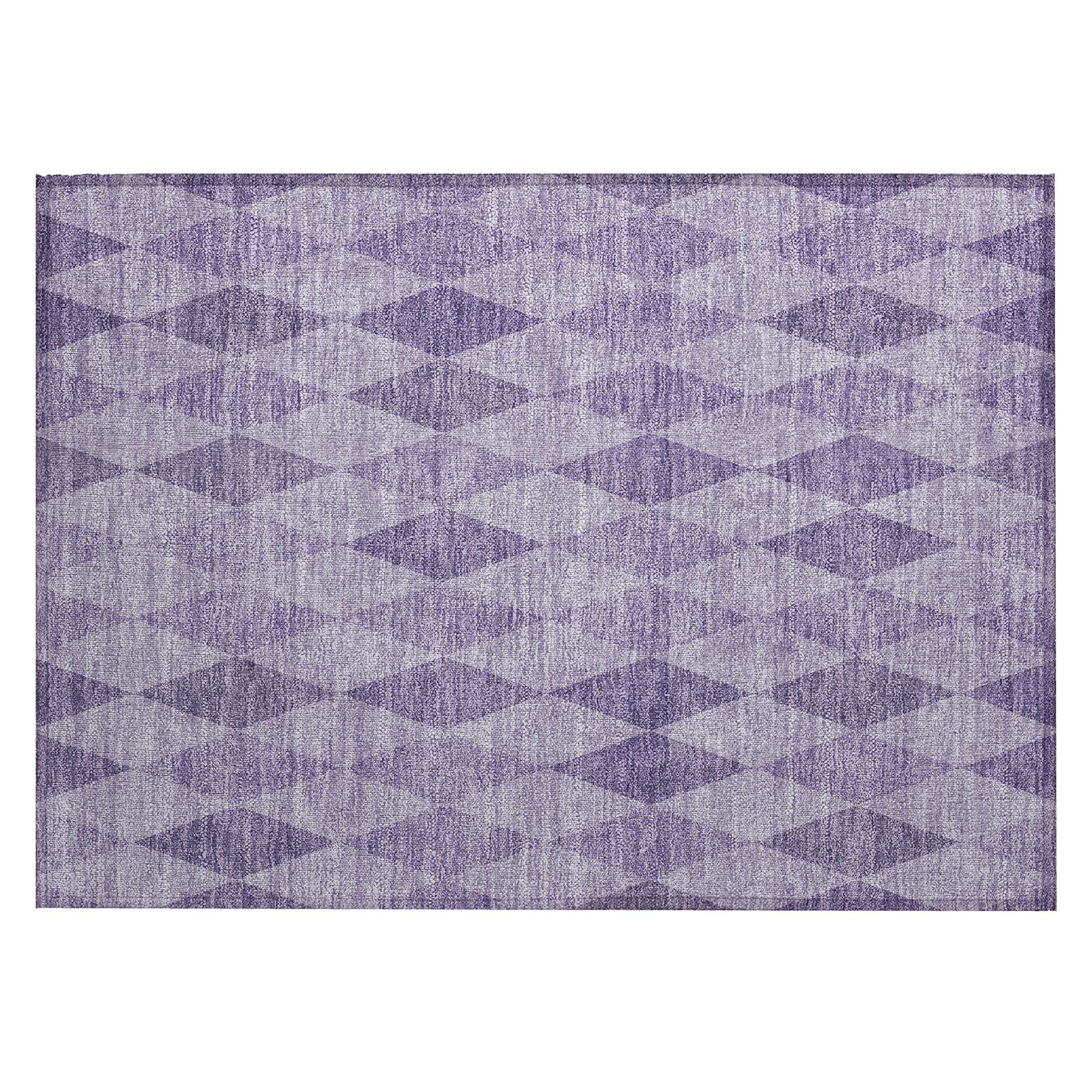 Machine Made ACN561 Purple  Rugs #color_purple 