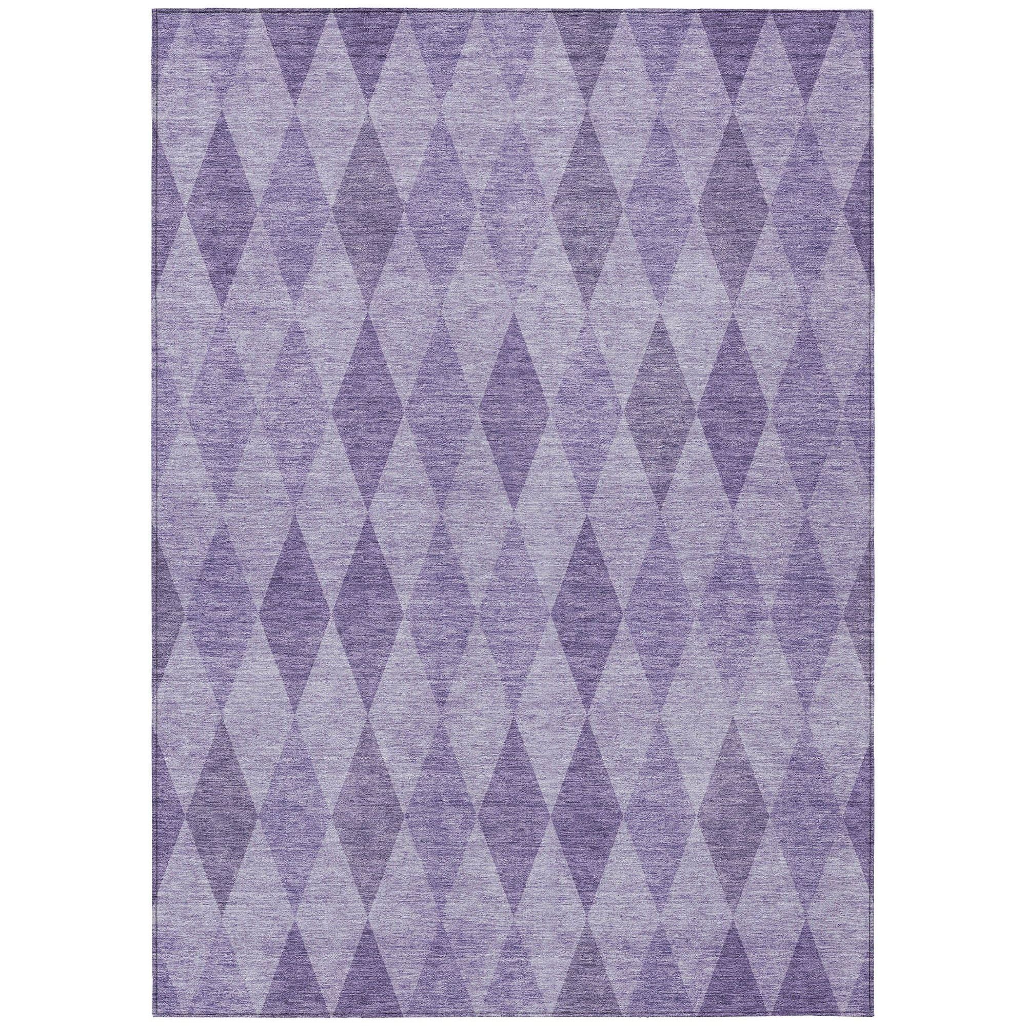 Machine Made ACN561 Purple  Rugs #color_purple 