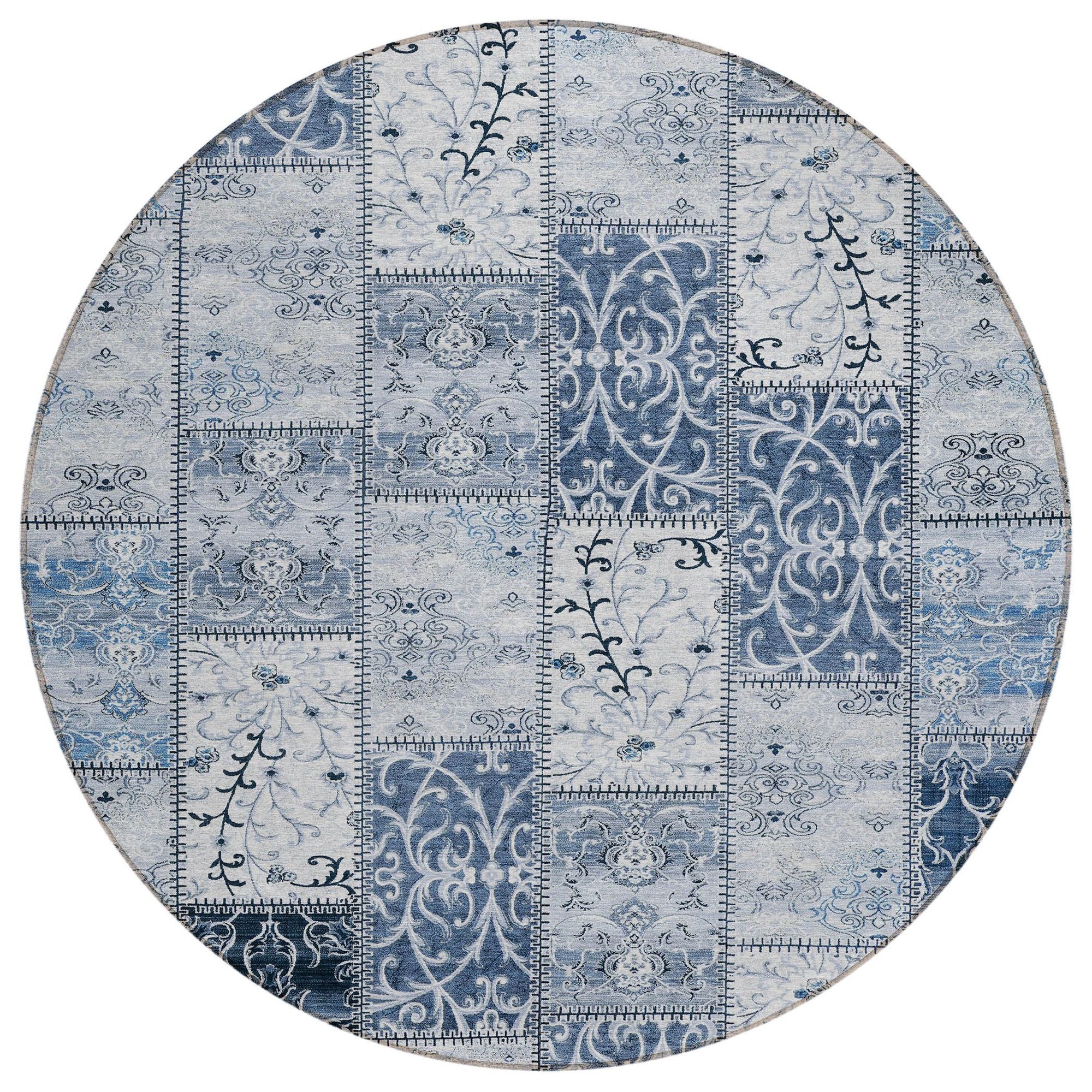 Machine Made ACN566 Denim Blue Rugs #color_denim blue