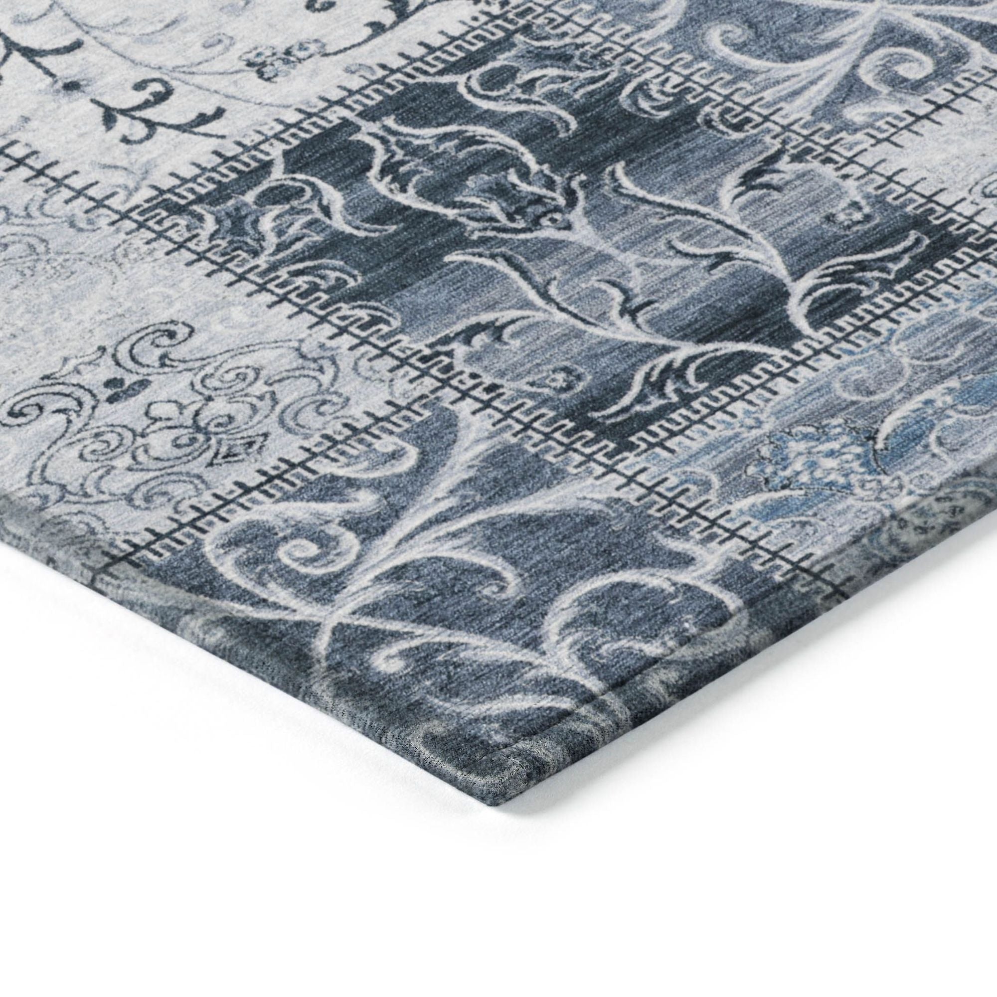 Machine Made ACN566 Denim Blue Rugs #color_denim blue