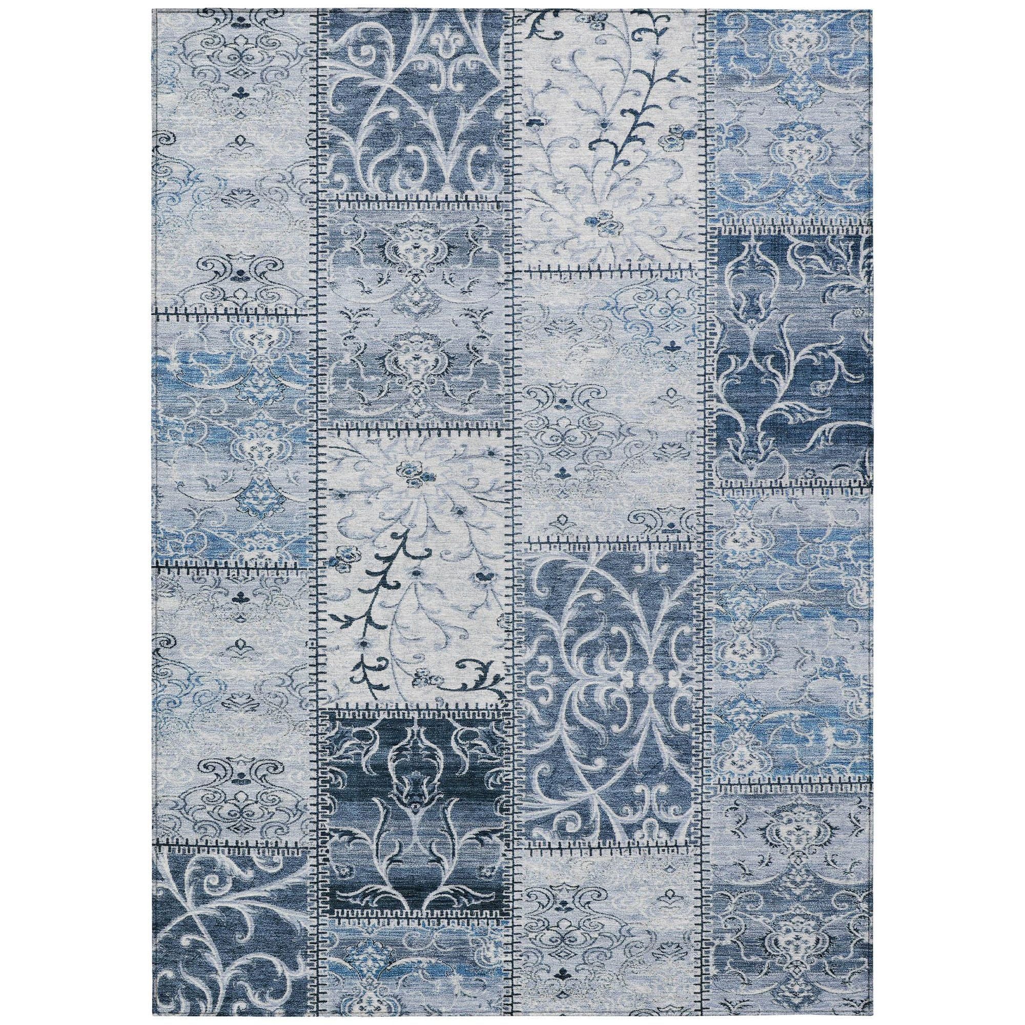 Machine Made ACN566 Denim Blue Rugs #color_denim blue