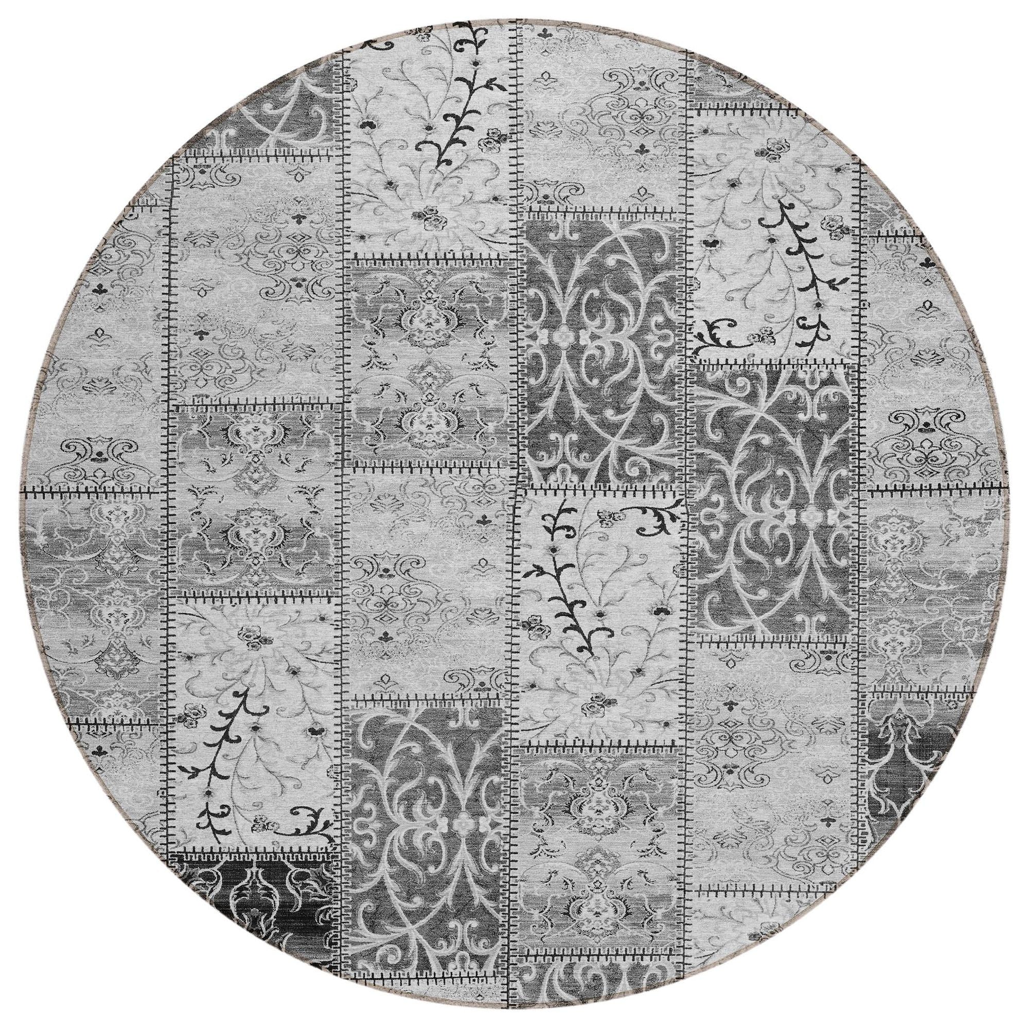 Machine Made ACN566 Gray  Rugs #color_gray 