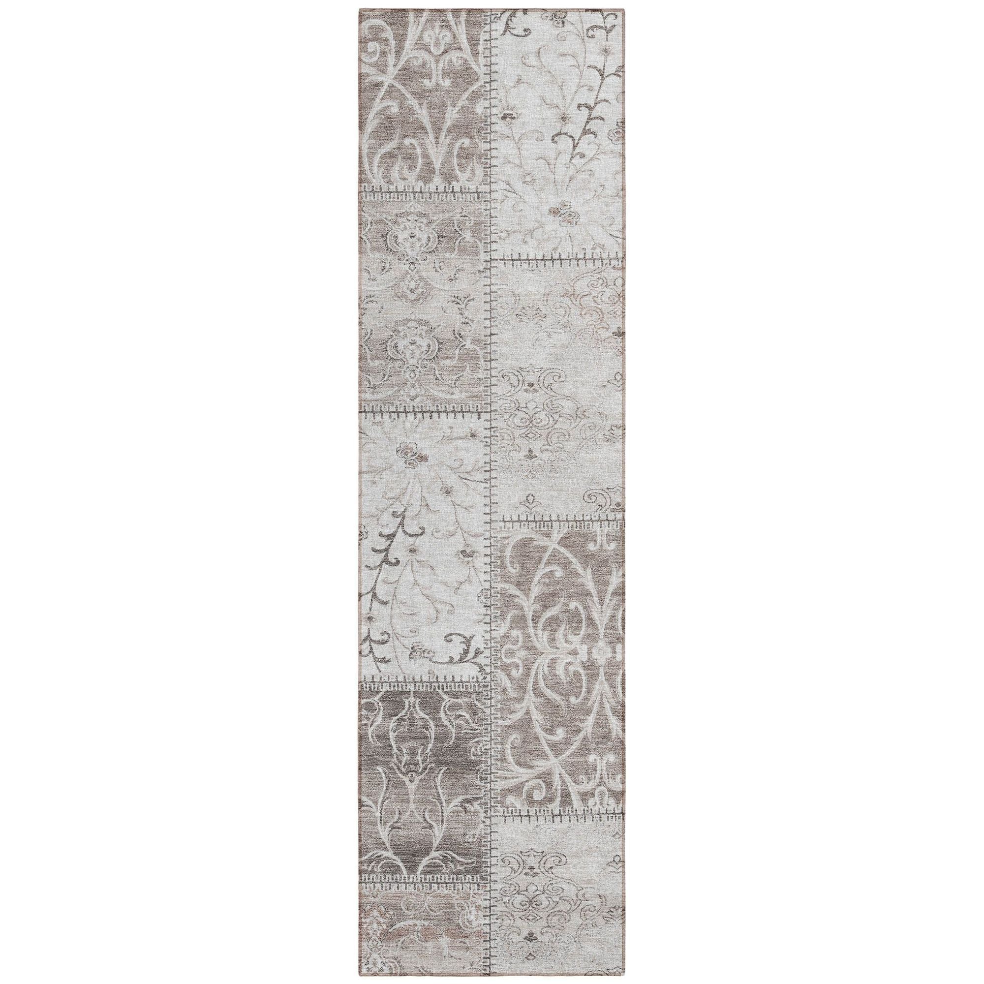 Machine Made ACN566 Taupe Brown Rugs #color_taupe brown