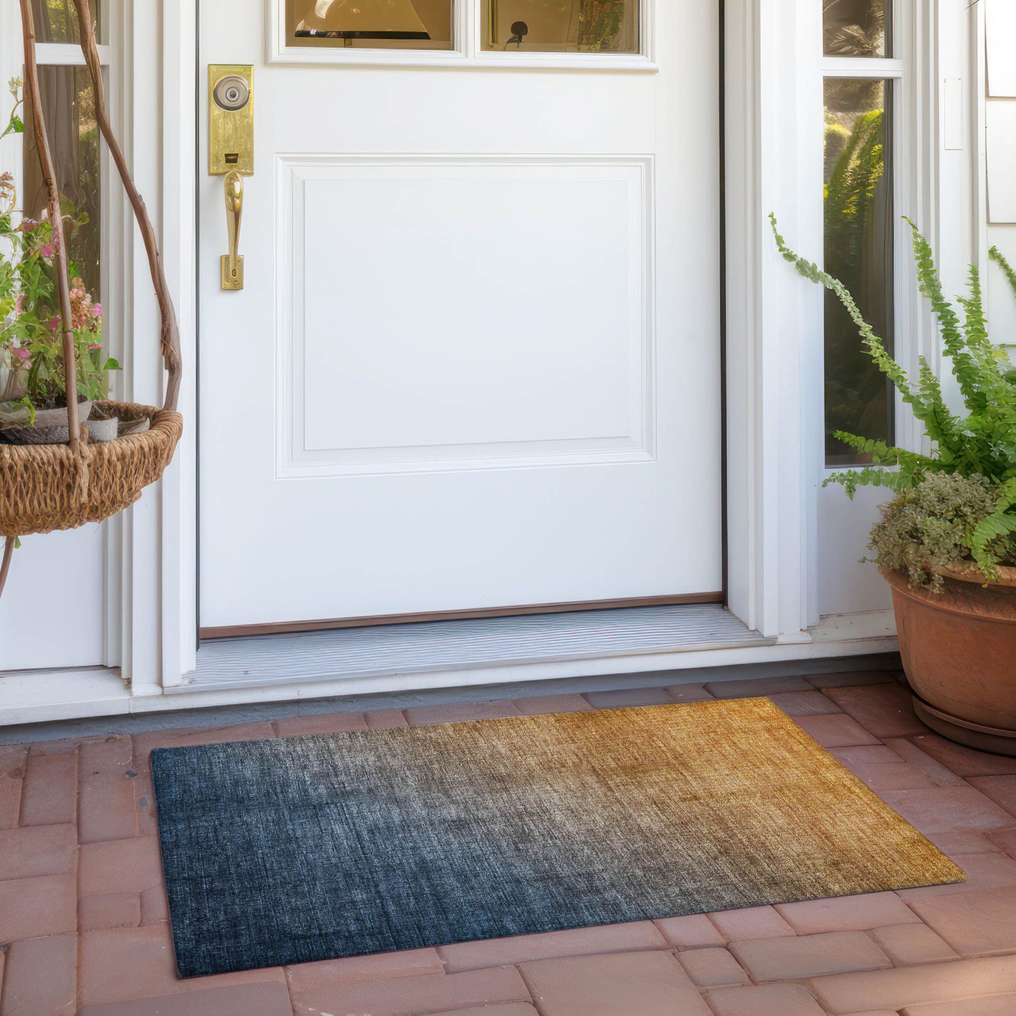 Machine Made ACN569 Navy Blue Rugs #color_navy blue