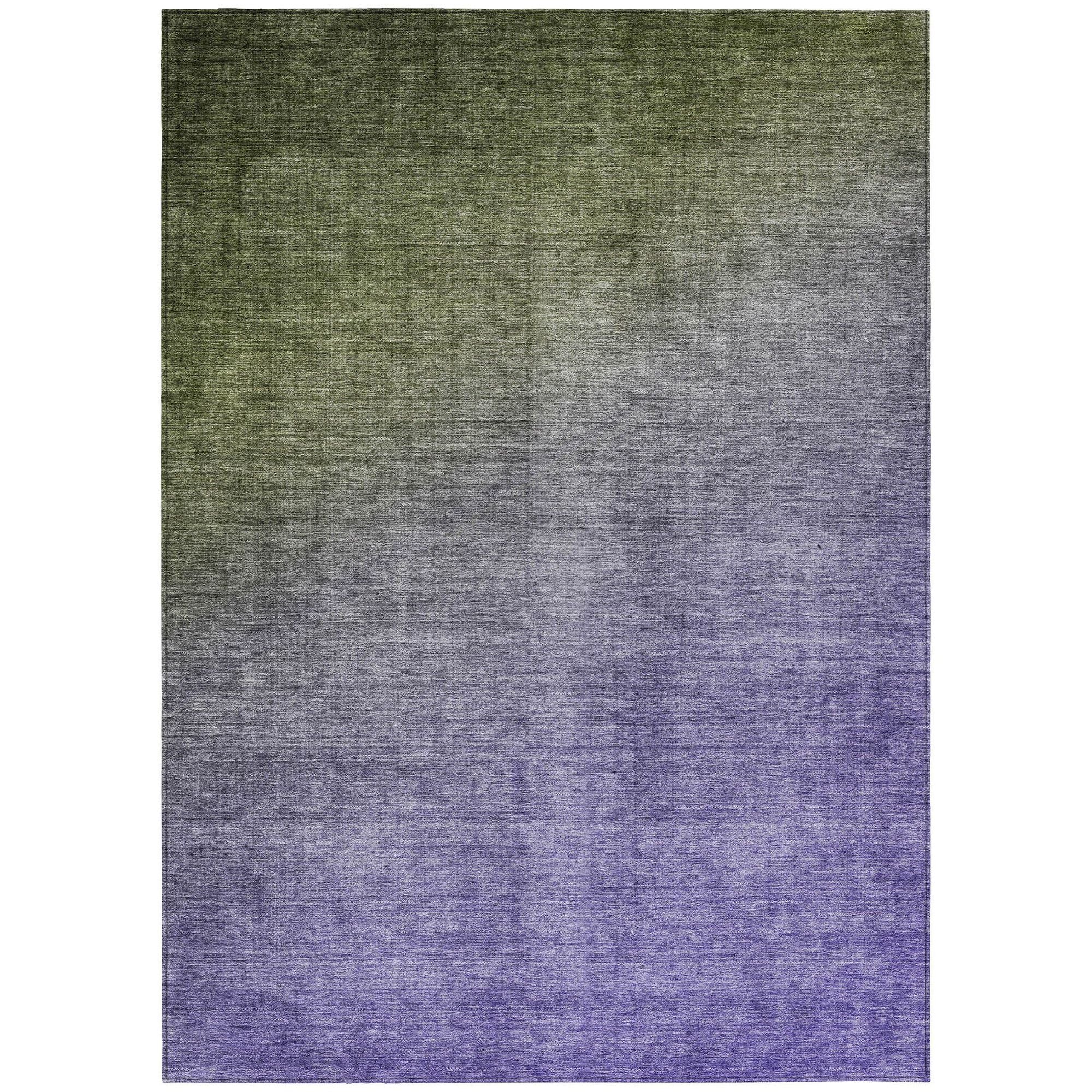 Machine Made ACN569 Olive Green Rugs #color_olive green