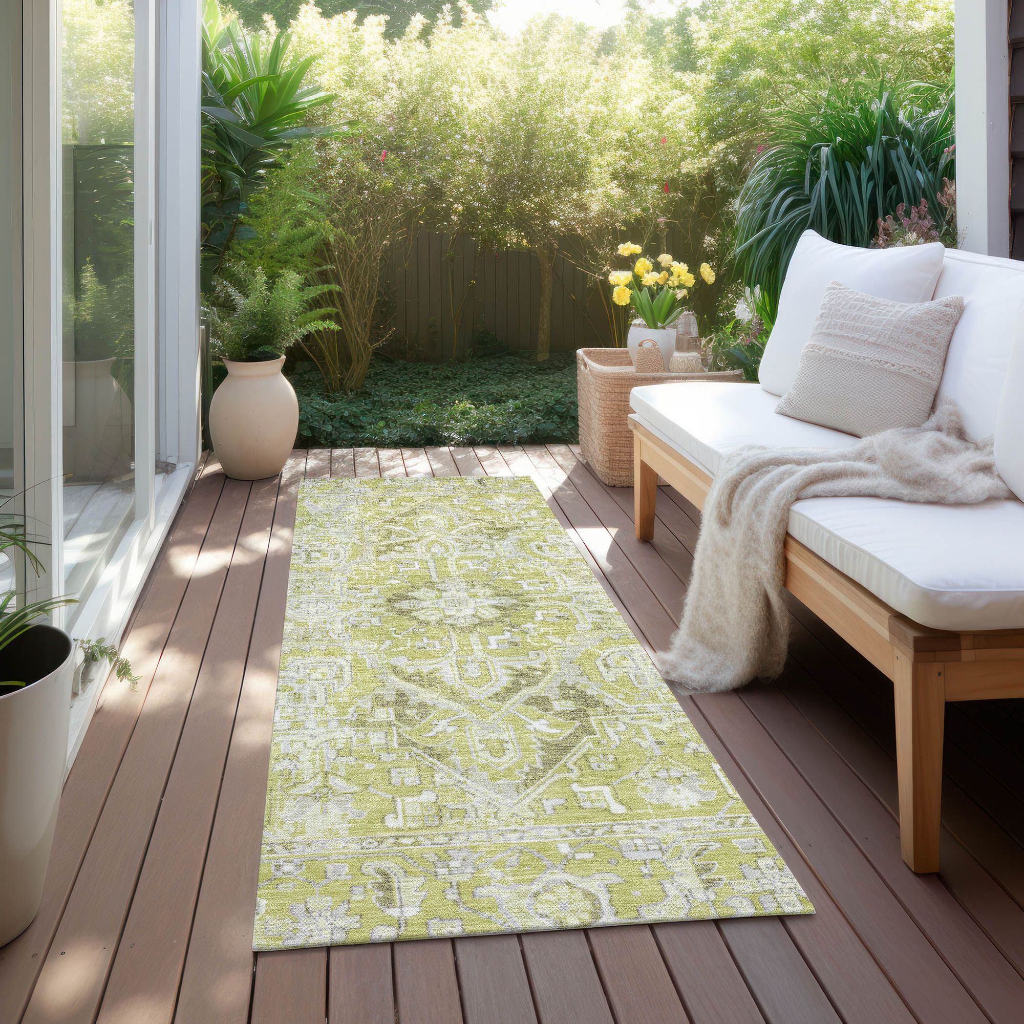 Machine Made ACN570 Aloe Green Rugs #color_aloe green