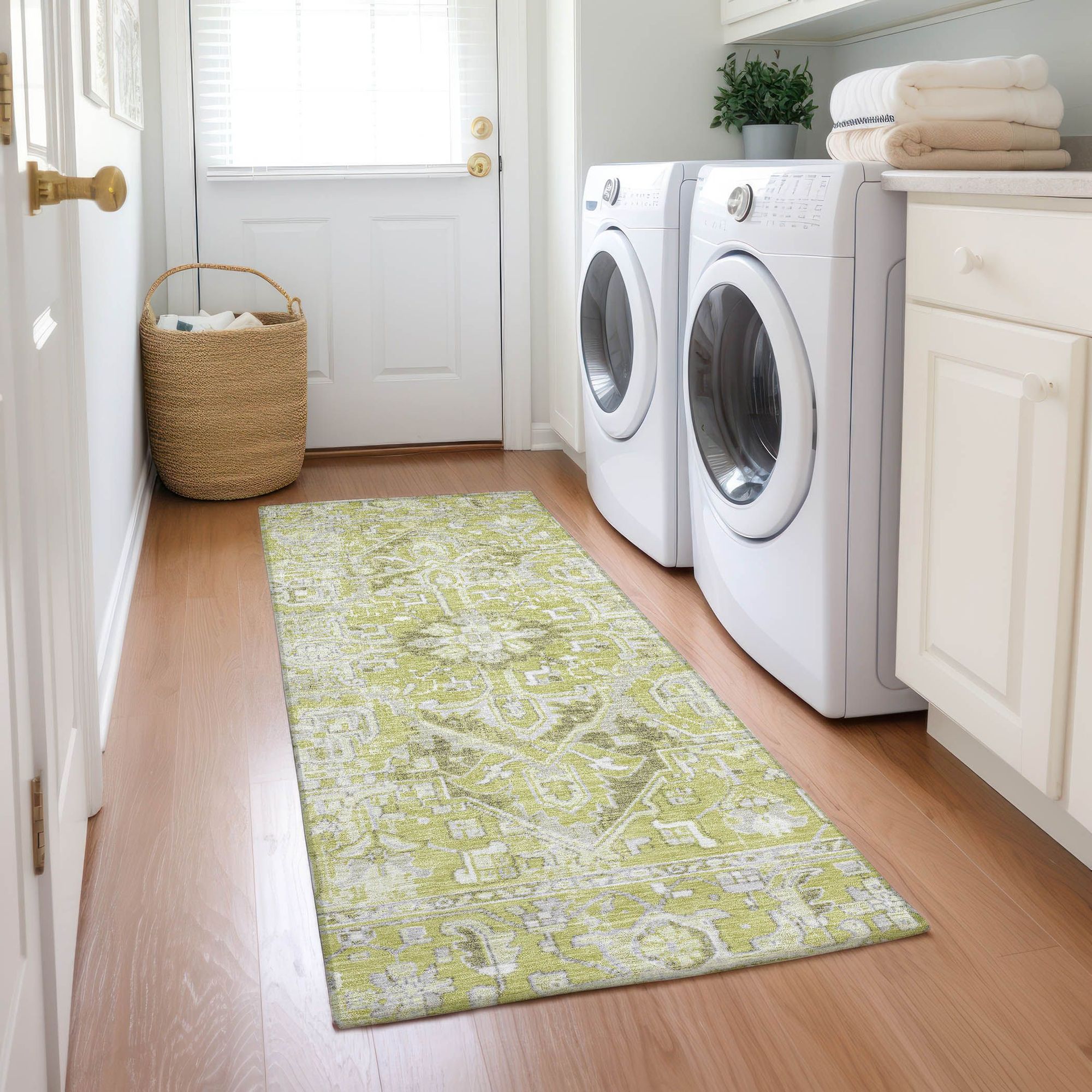 Machine Made ACN570 Aloe Green Rugs #color_aloe green