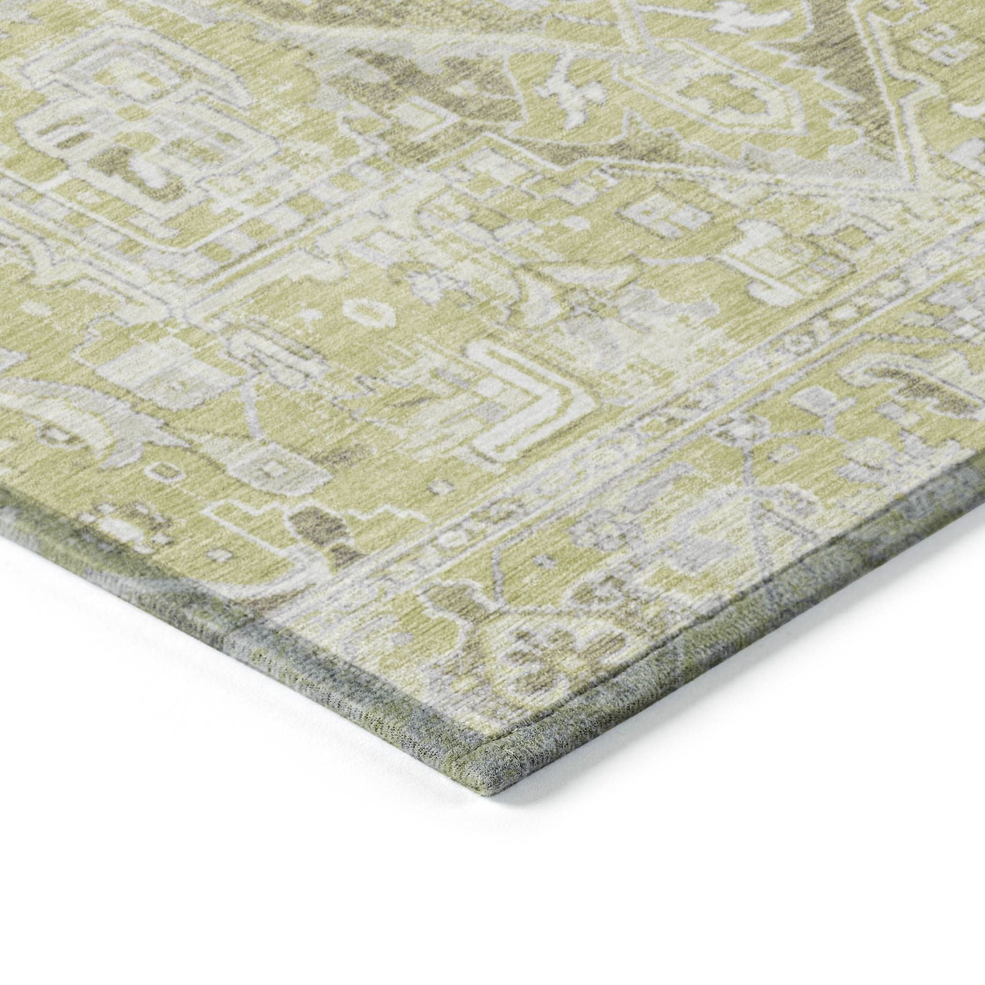 Machine Made ACN570 Aloe Green Rugs #color_aloe green