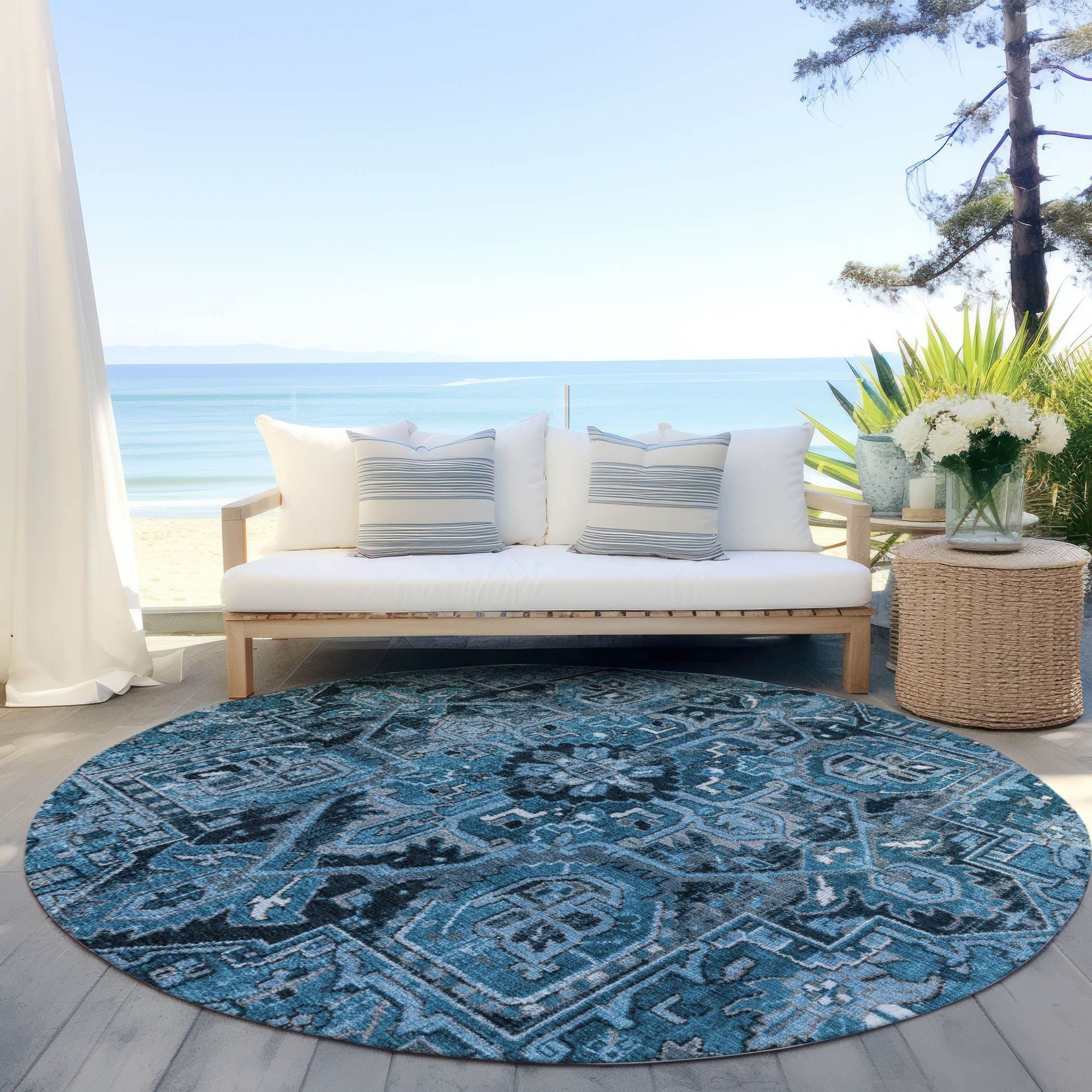 Machine Made ACN570 Blue  Rugs #color_blue 