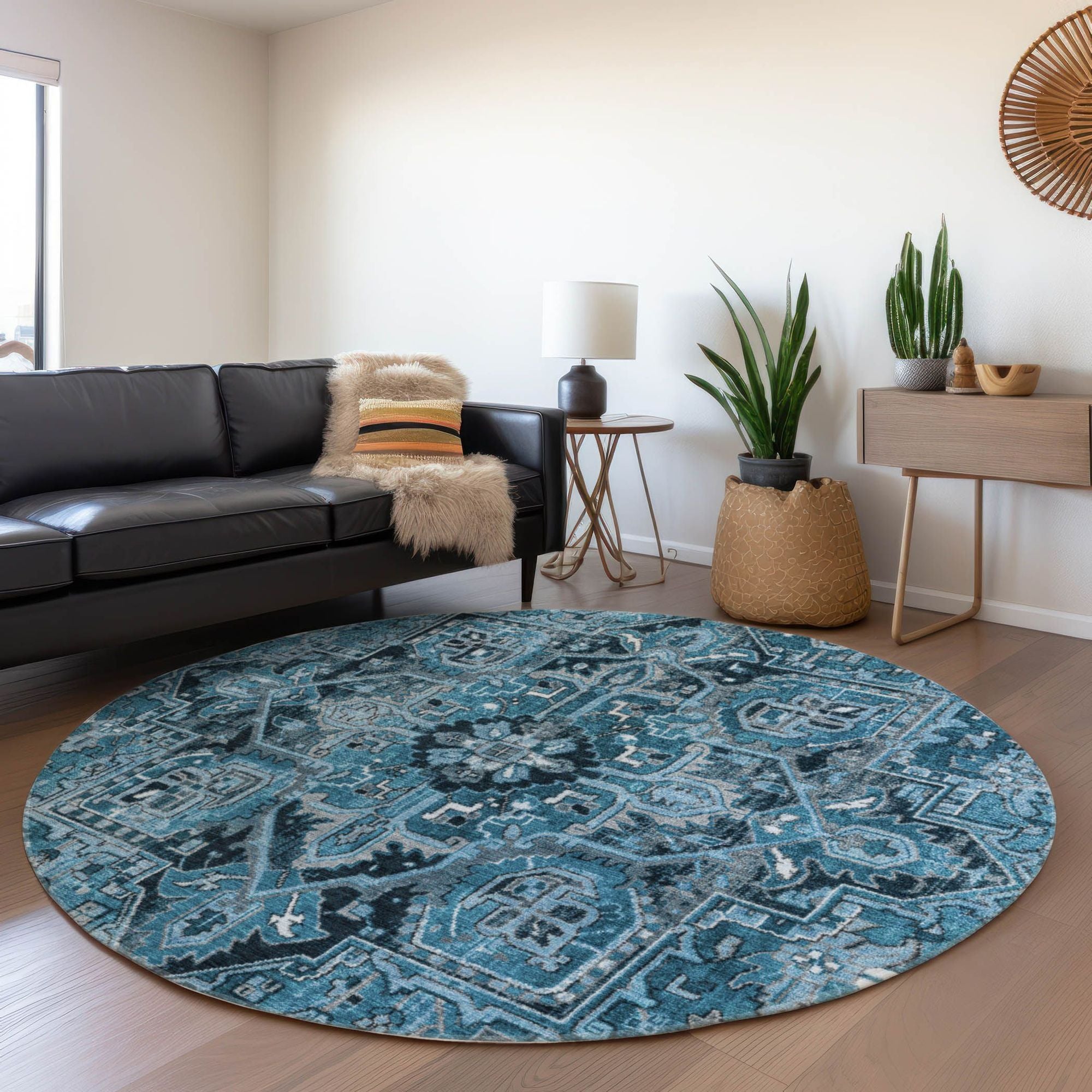 Machine Made ACN570 Blue  Rugs #color_blue 