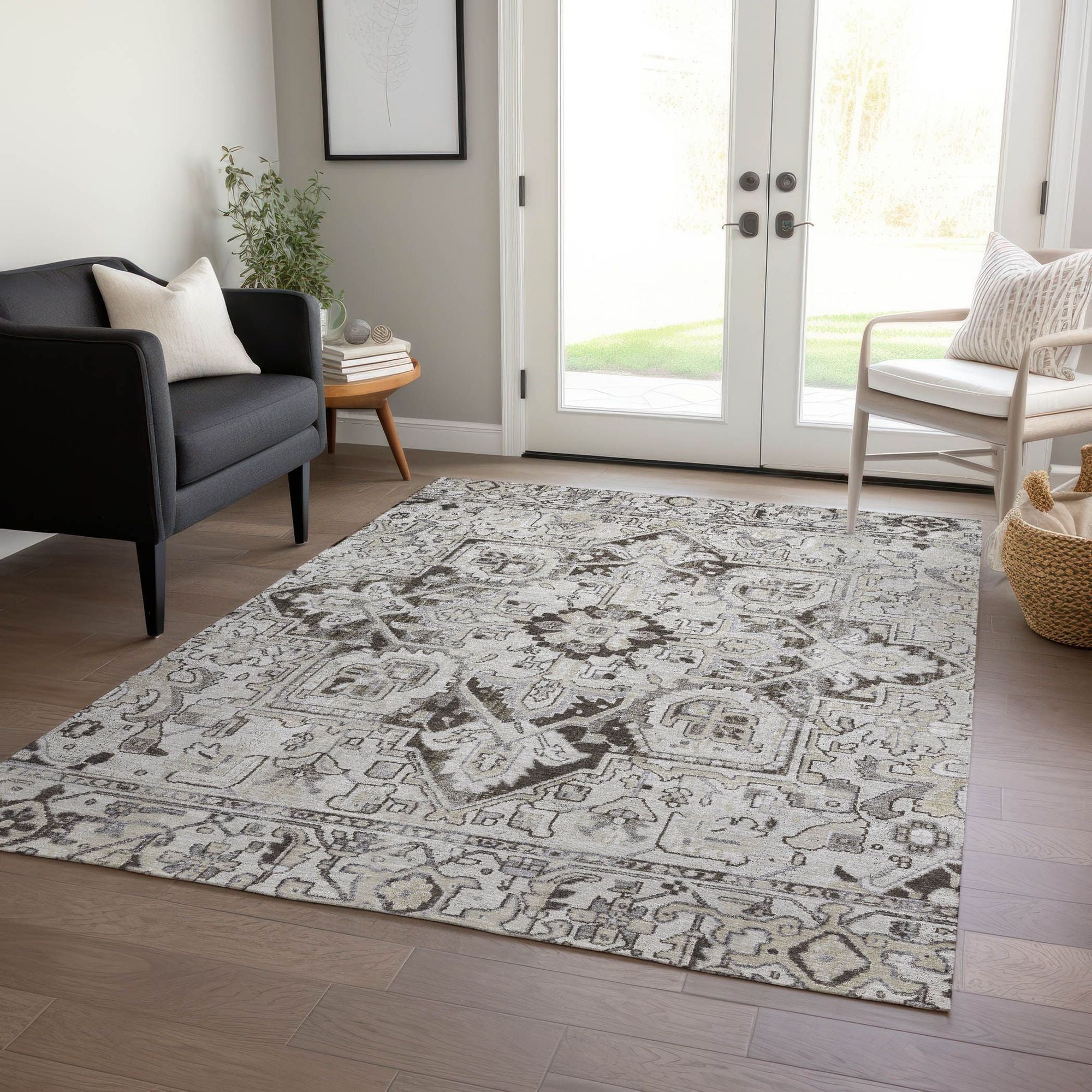 Machine Made ACN570 Ivory  Rugs #color_ivory 