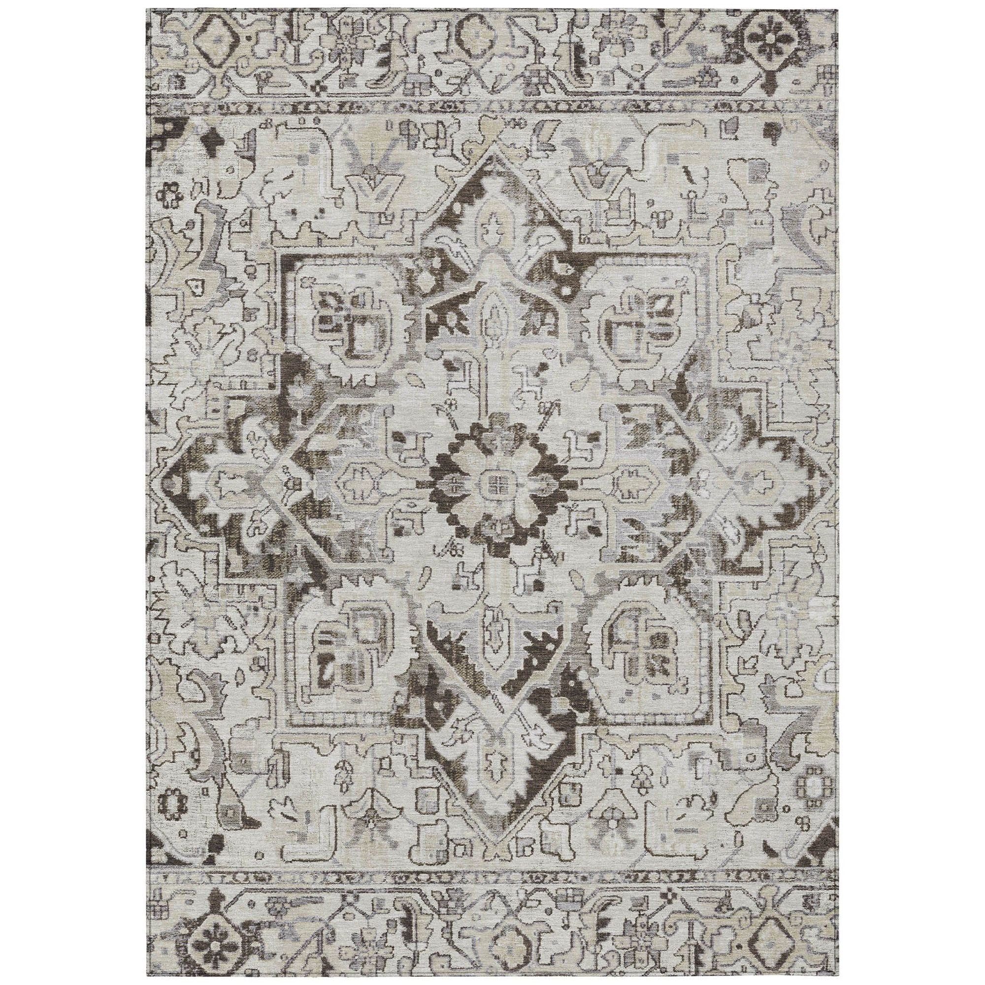 Machine Made ACN570 Ivory  Rugs #color_ivory 