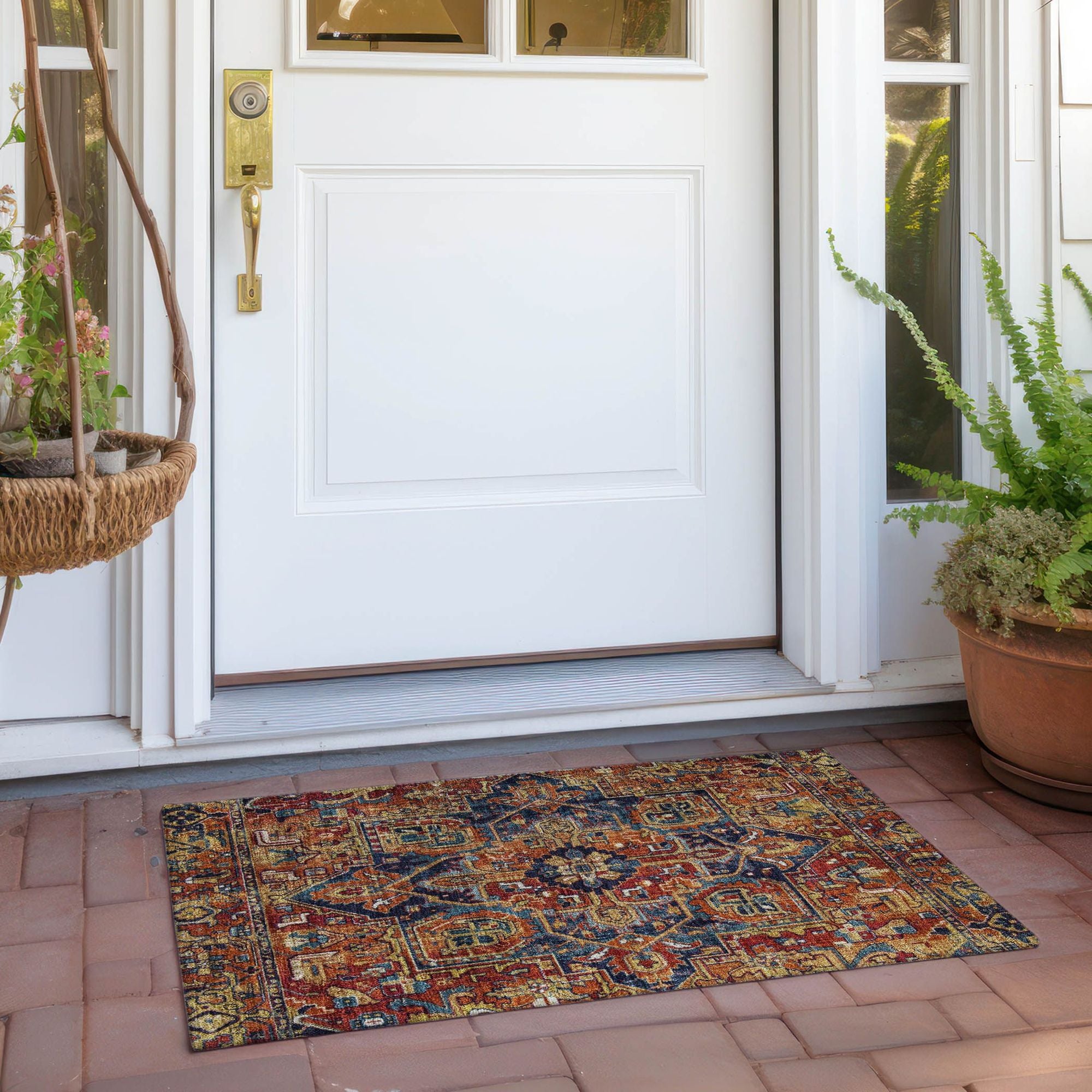 Machine Made ACN570 Paprika Orange Rugs #color_paprika orange