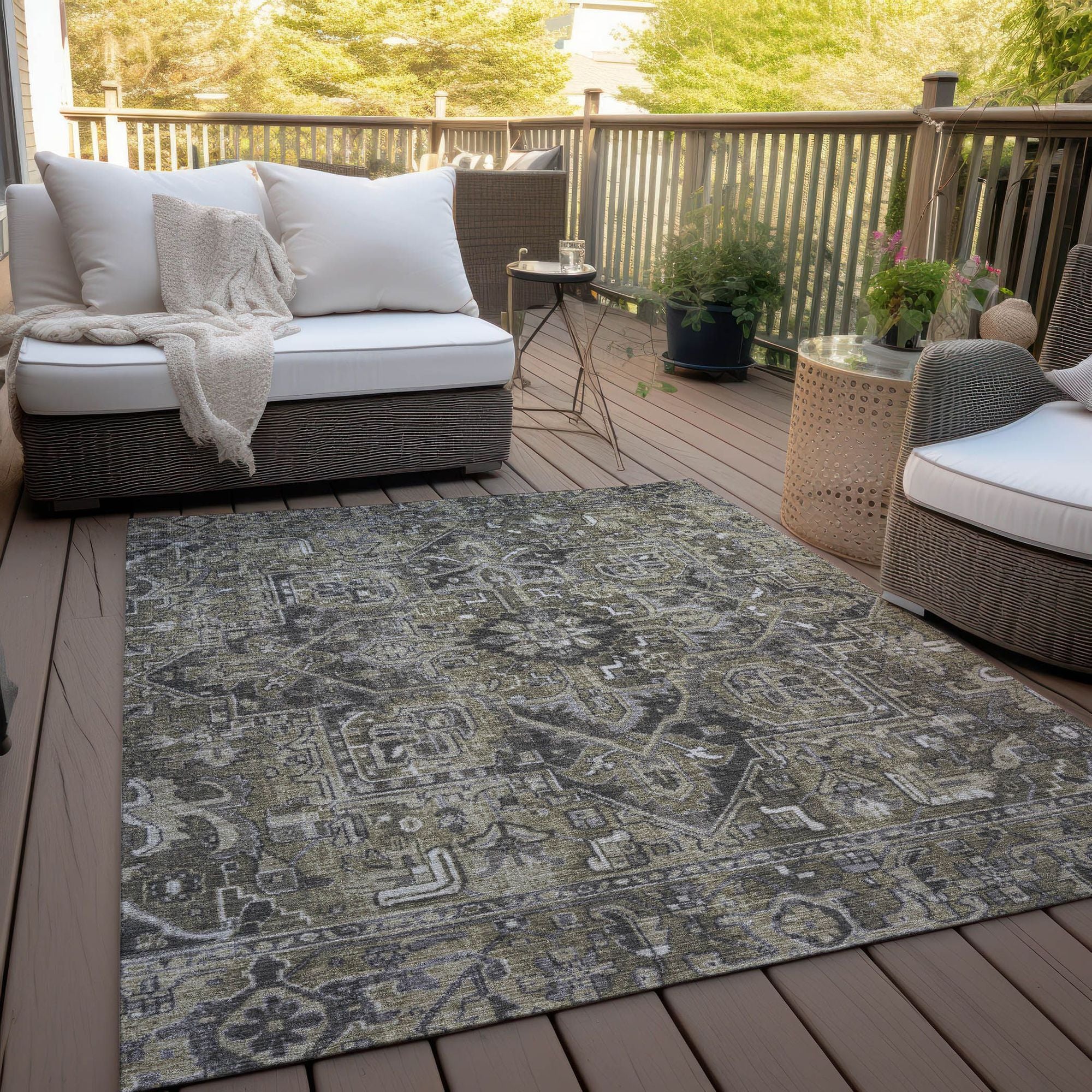 Machine Made ACN570 Taupe Brown Rugs #color_taupe brown