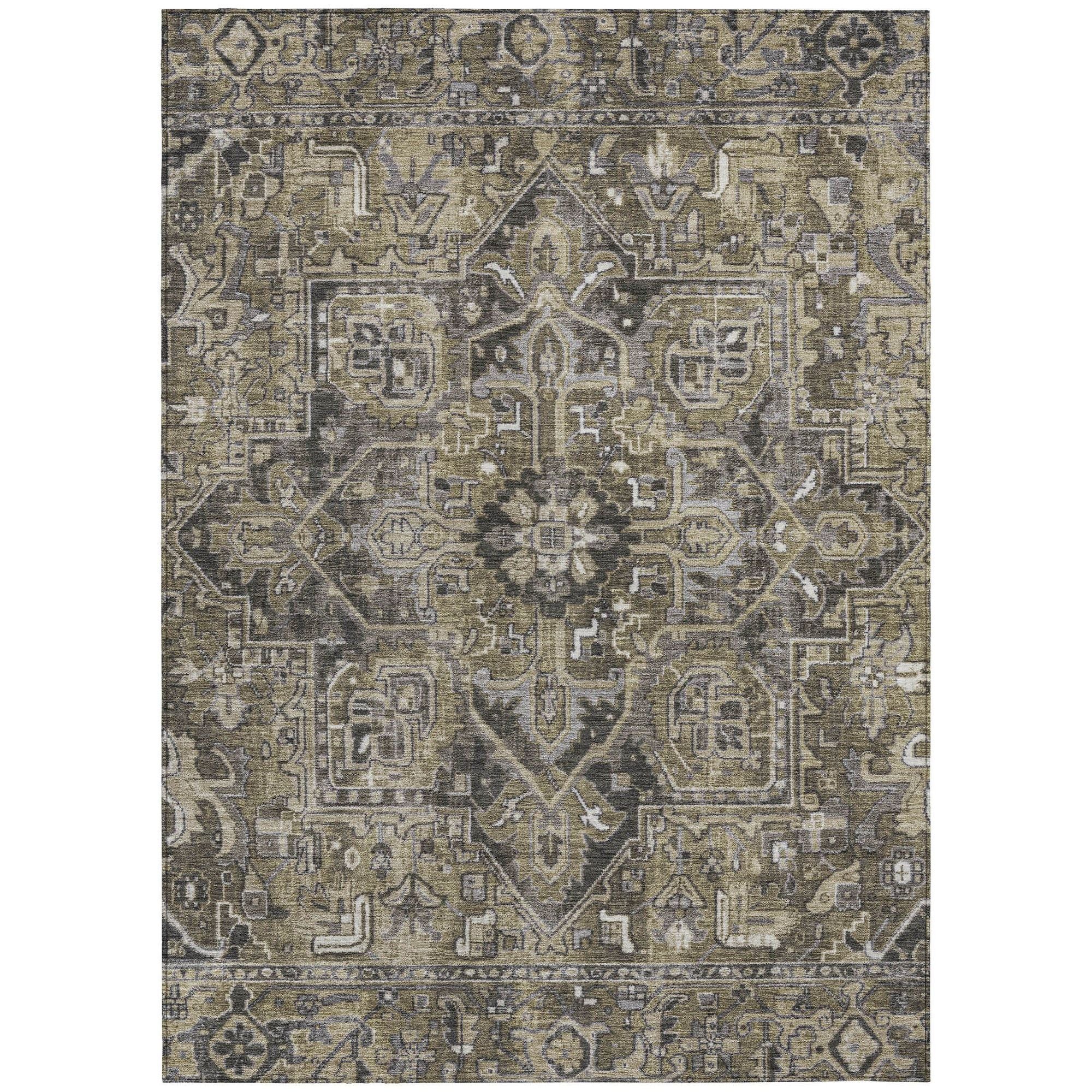 Machine Made ACN570 Taupe Brown Rugs #color_taupe brown