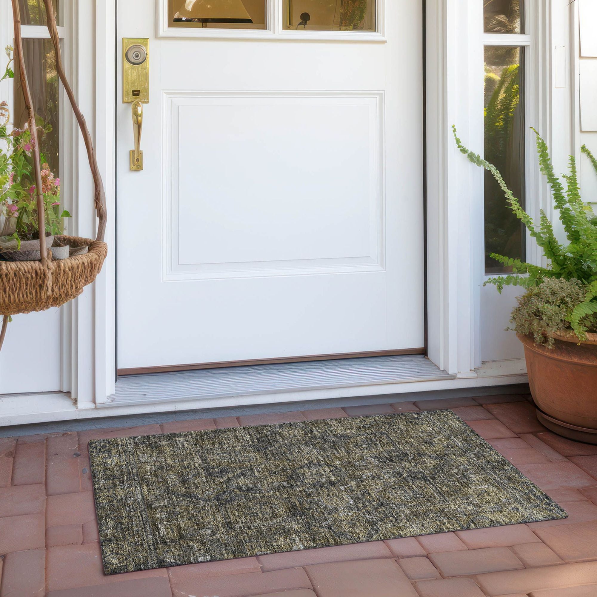 Machine Made ACN571 Chocolate Brown Rugs #color_chocolate brown