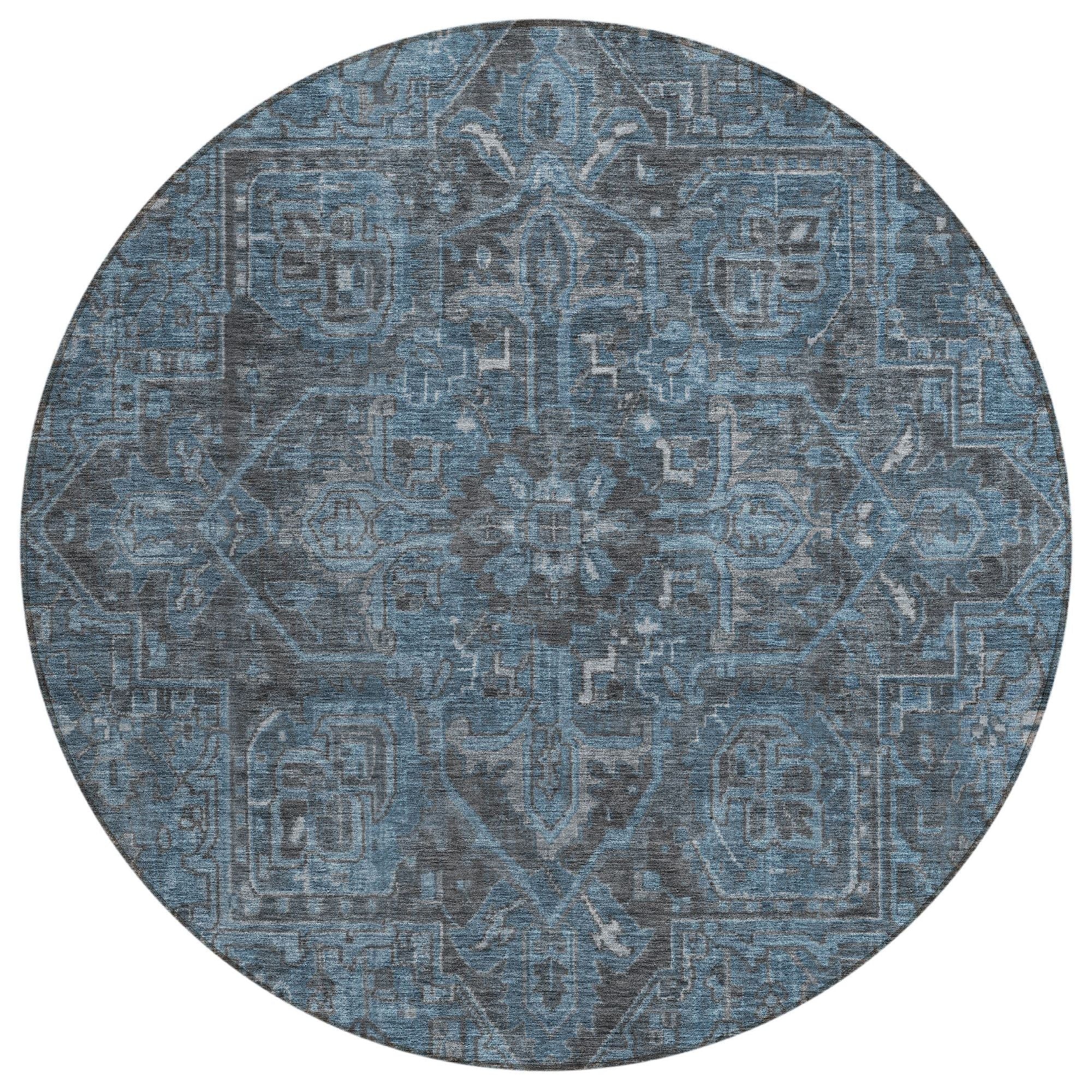 Machine Made ACN571 Navy Blue Rugs #color_navy blue