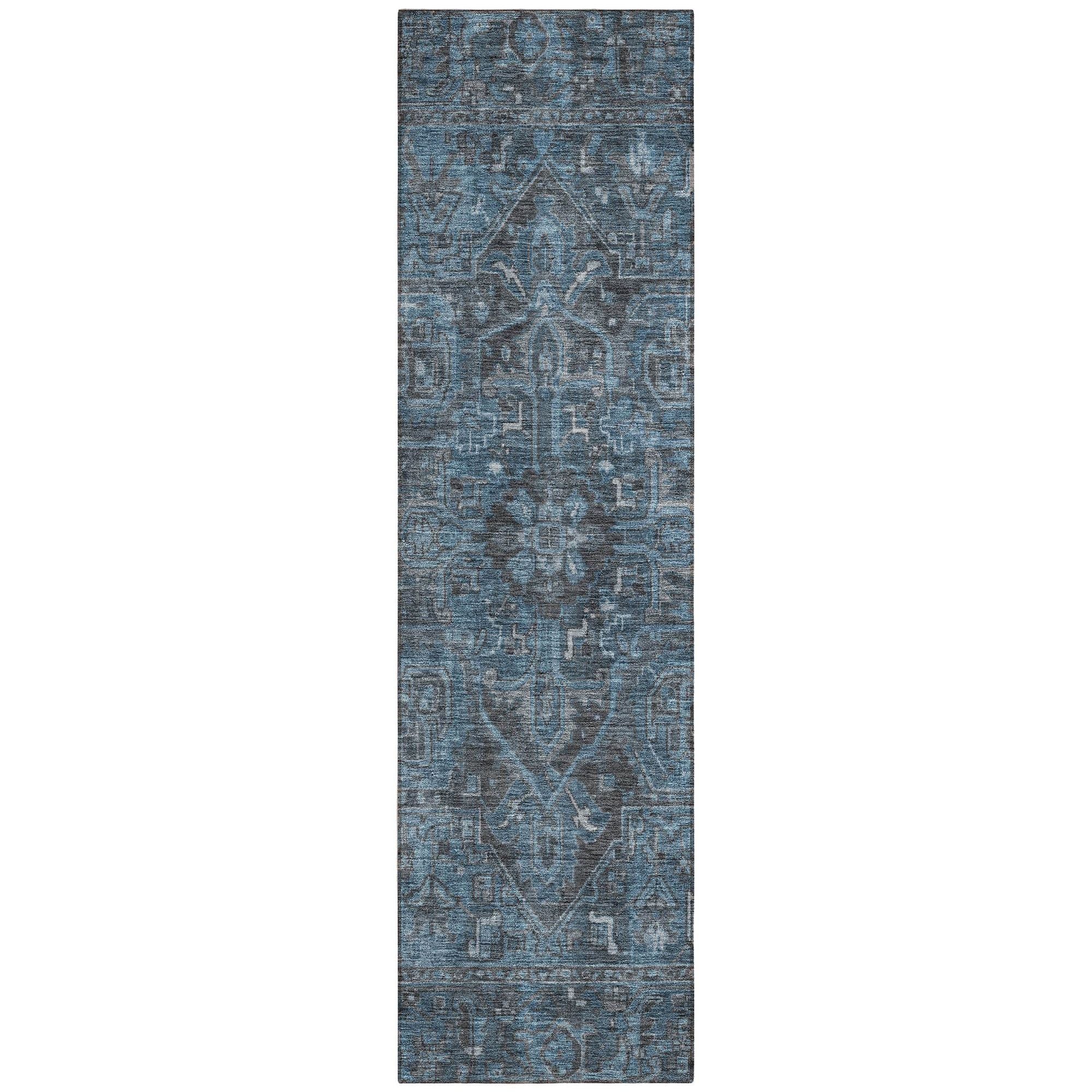 Machine Made ACN571 Navy Blue Rugs #color_navy blue