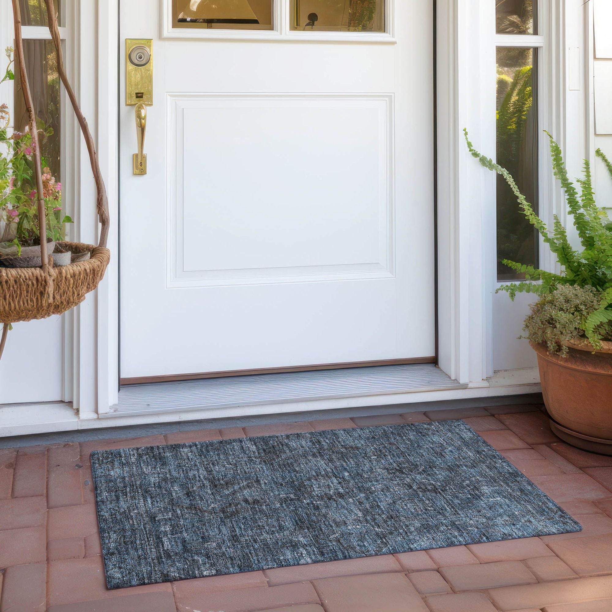 Machine Made ACN571 Navy Blue Rugs #color_navy blue