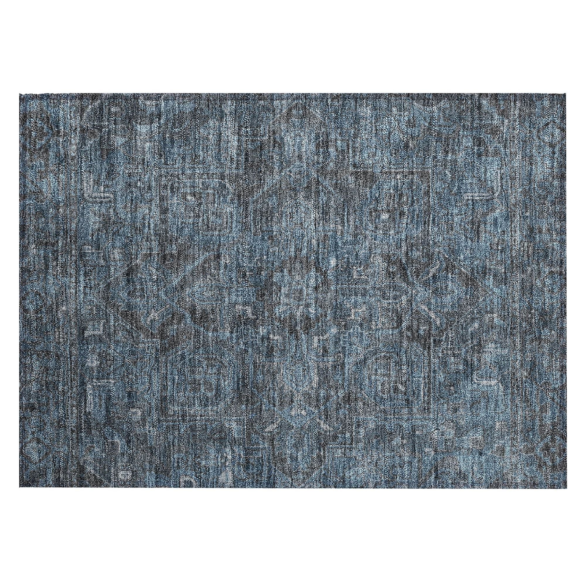 Machine Made ACN571 Navy Blue Rugs #color_navy blue