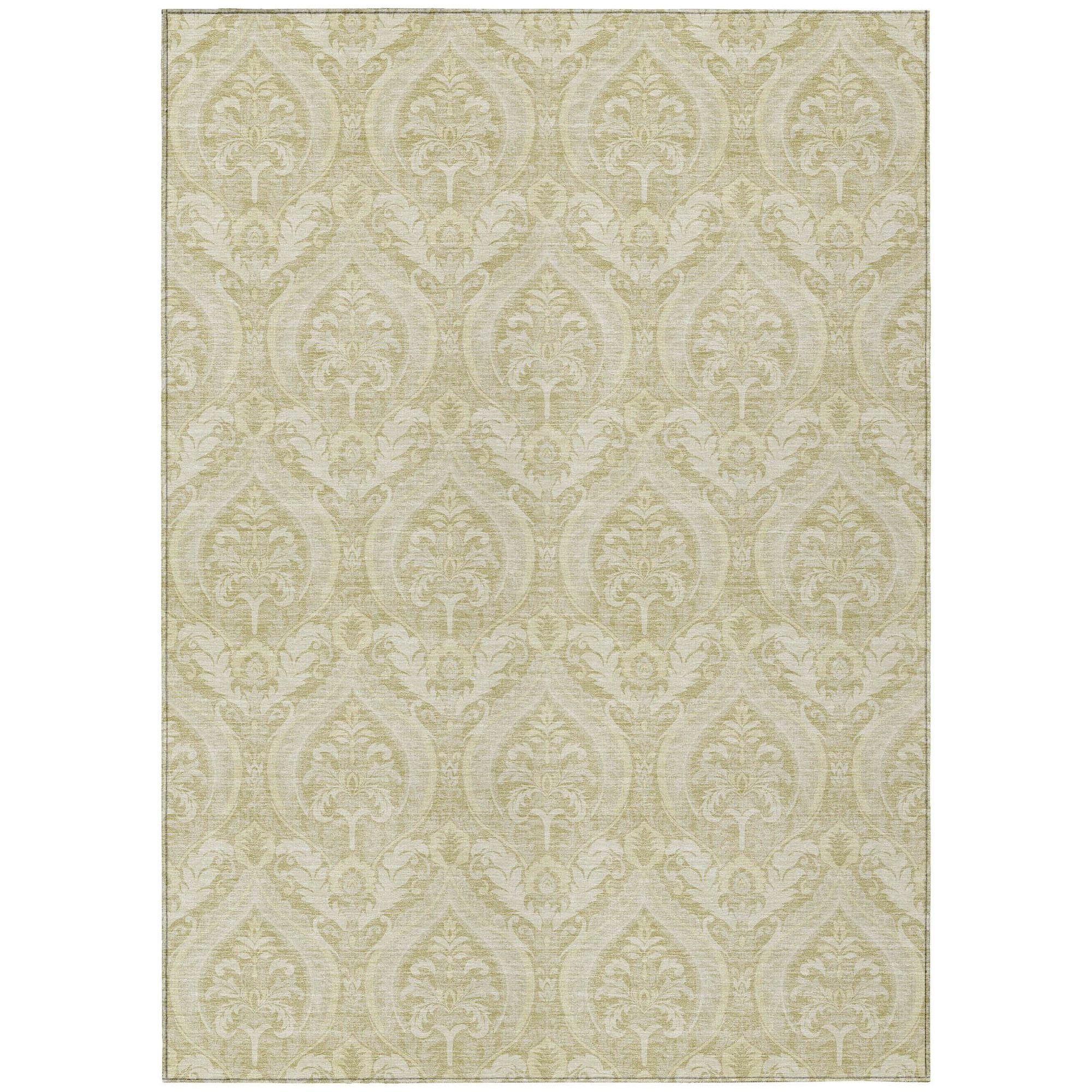 Machine Made ACN572 Beige Brown Rugs #color_beige brown