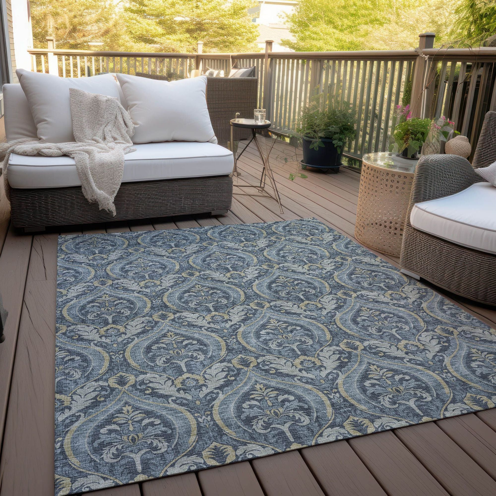 Machine Made ACN572 Blue  Rugs #color_blue 