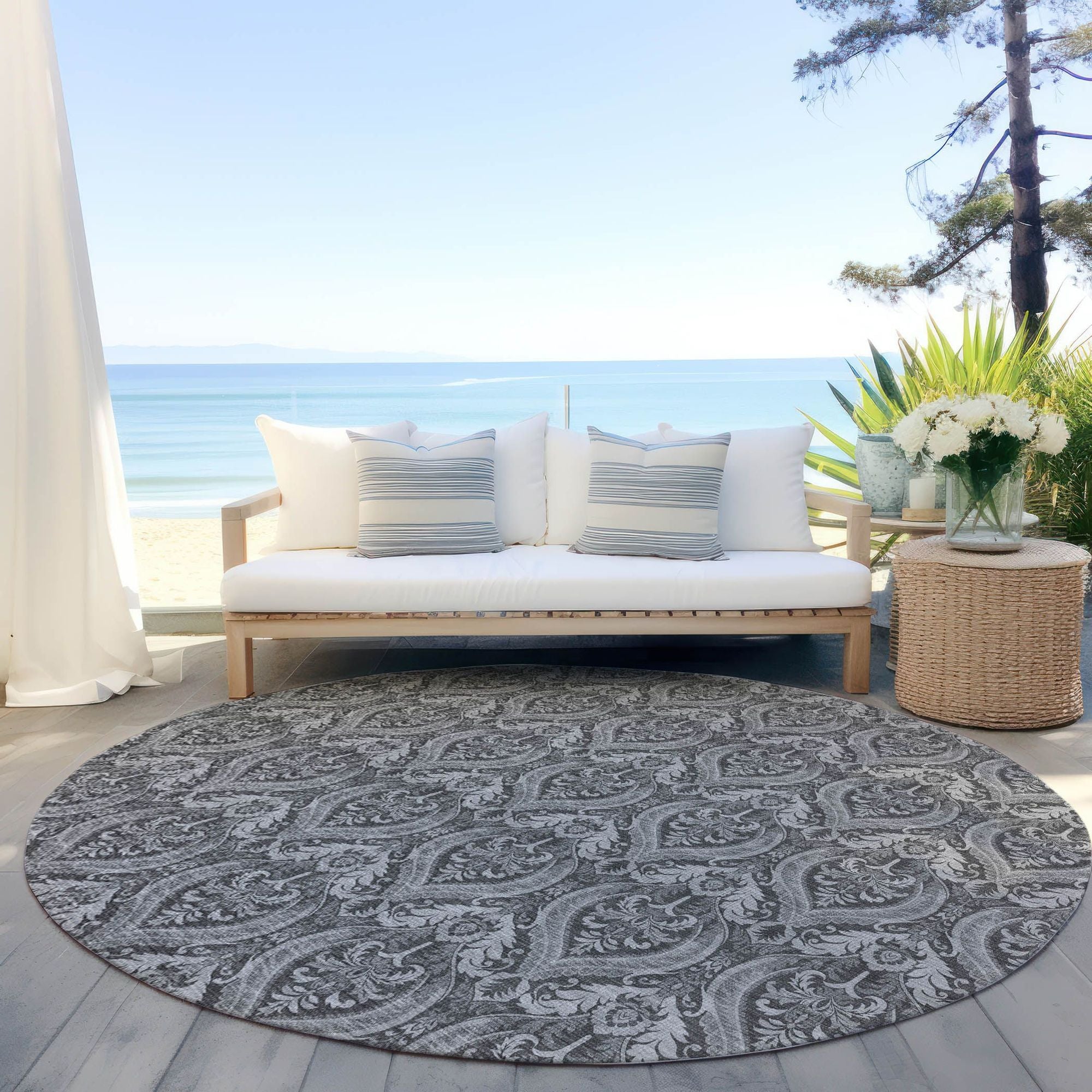 Machine Made ACN572 Gray  Rugs #color_gray 