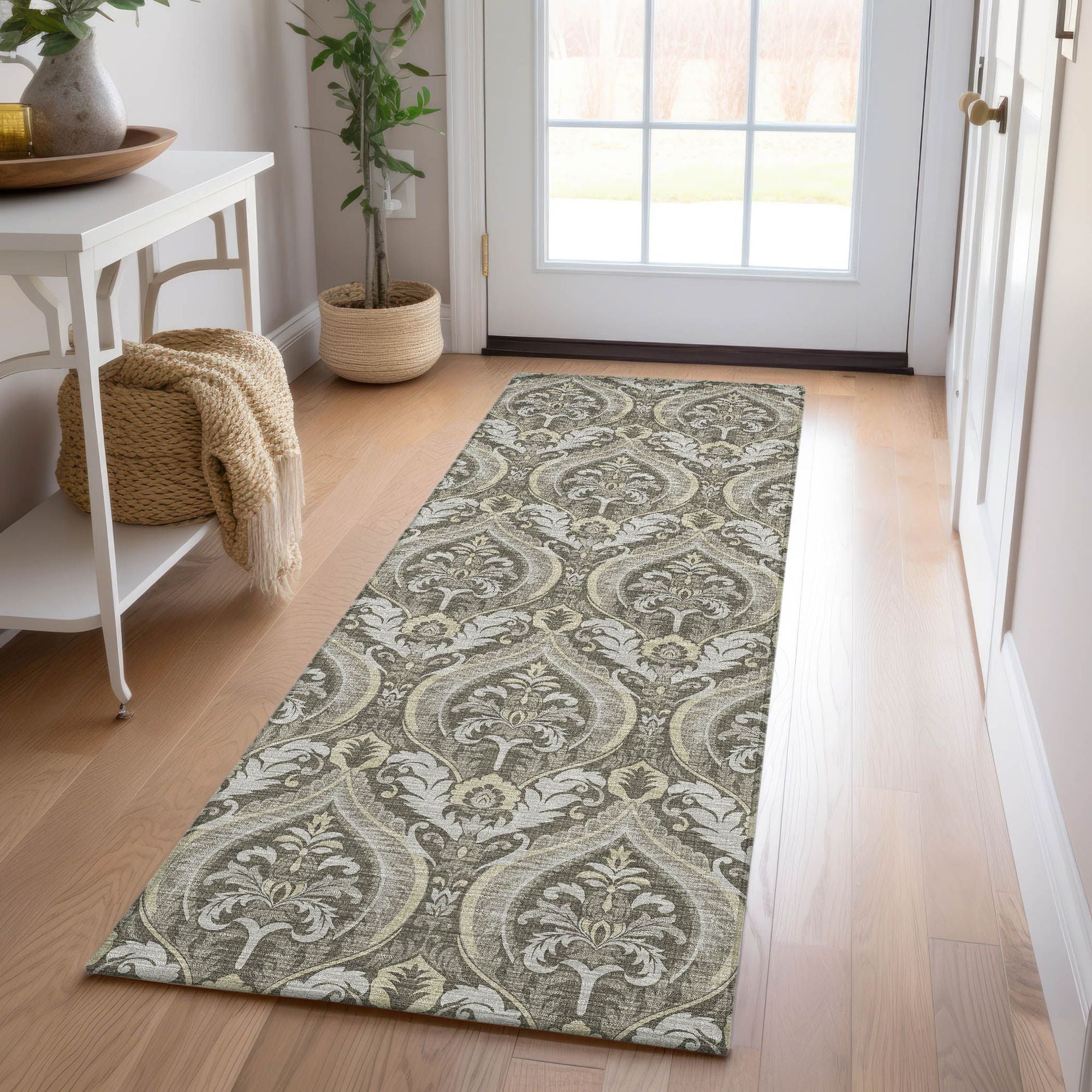 Machine Made ACN572 Taupe Brown Rugs #color_taupe brown