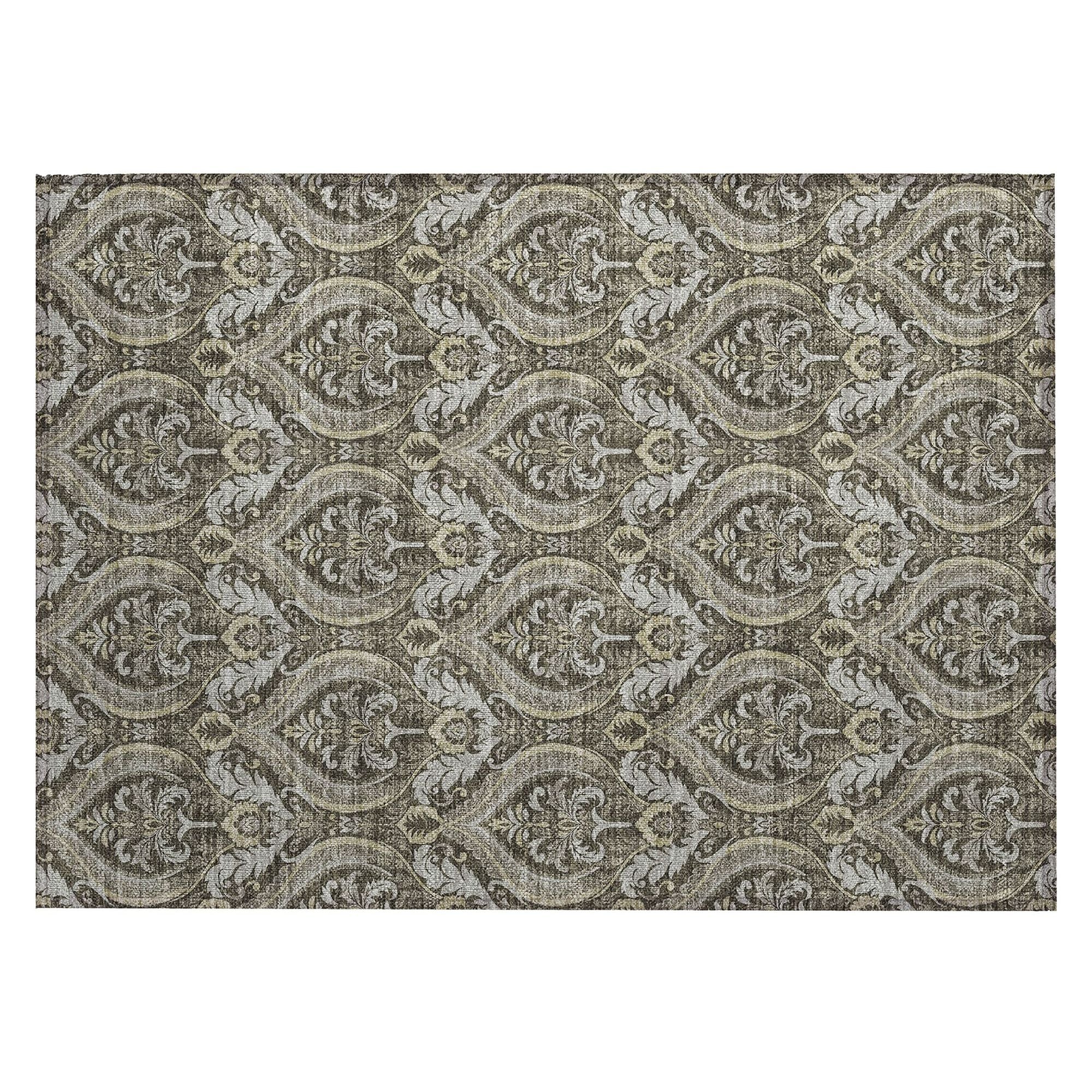 Machine Made ACN572 Taupe Brown Rugs #color_taupe brown