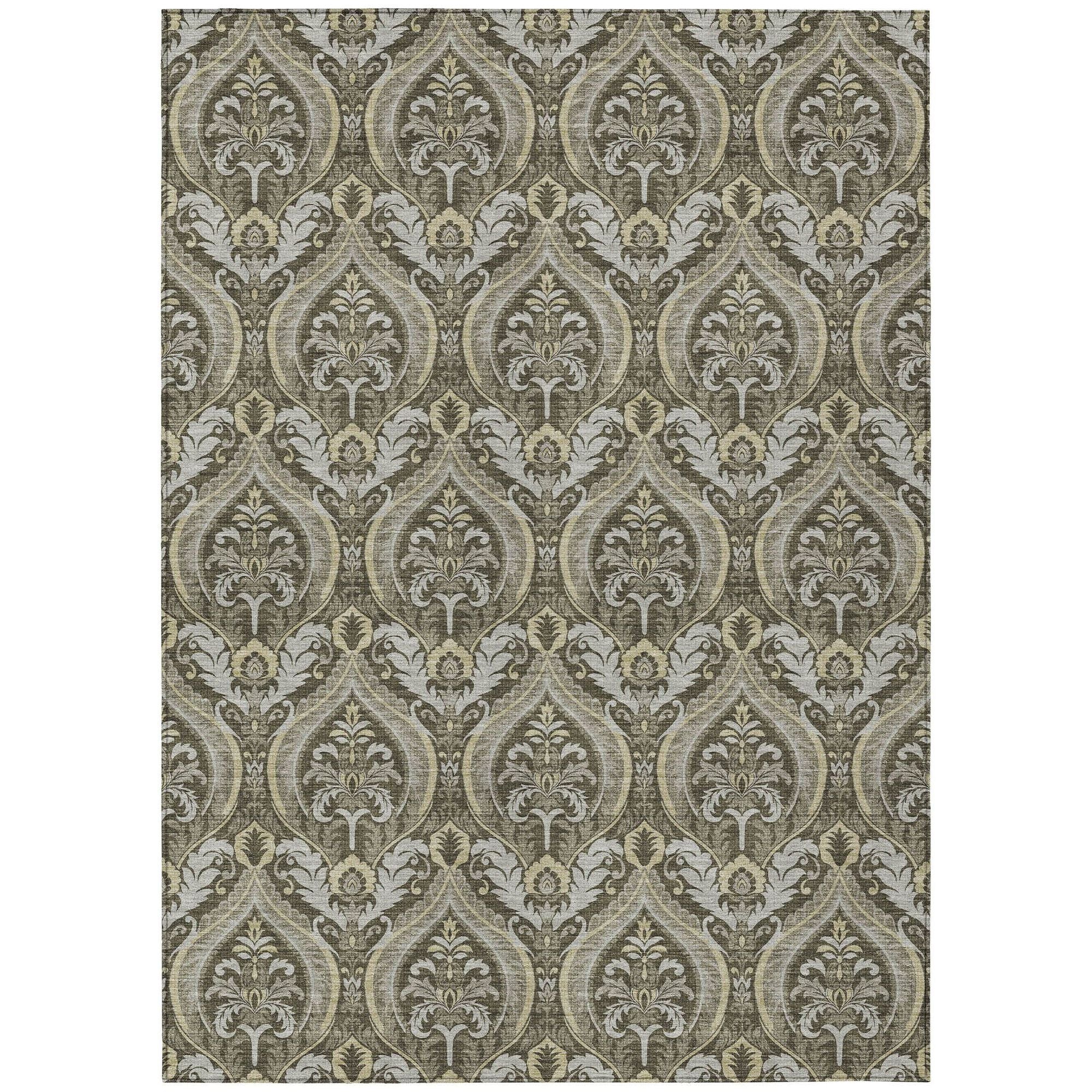 Machine Made ACN572 Taupe Brown Rugs #color_taupe brown