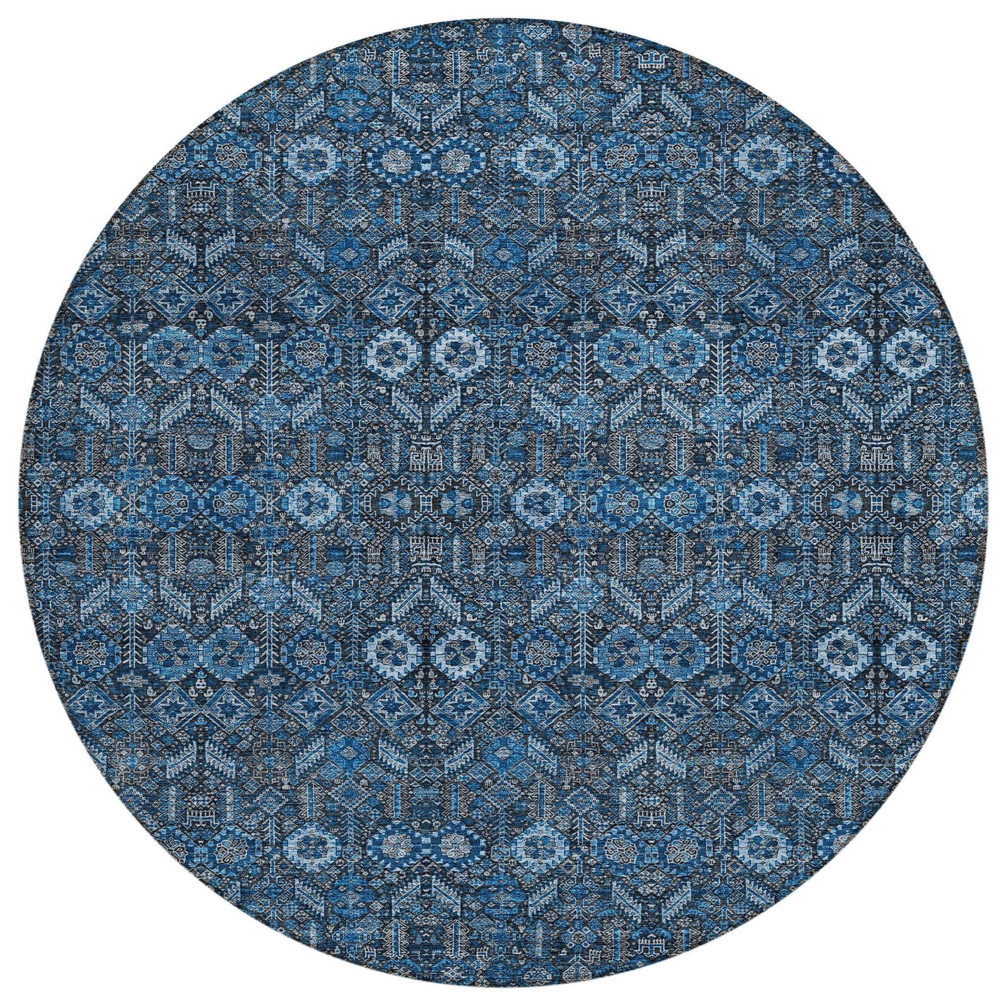 Machine Made ACN574 Blue  Rugs #color_blue 