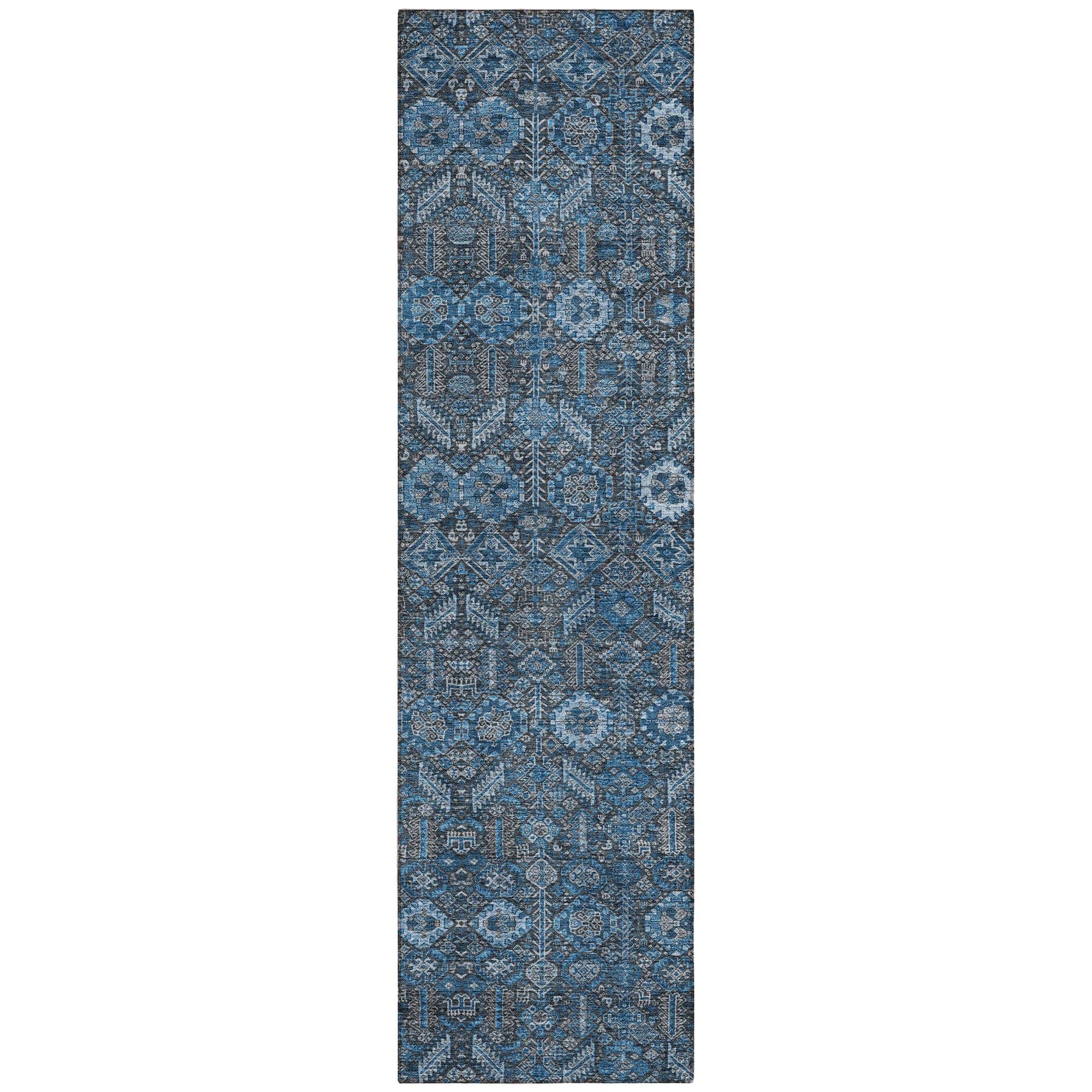 Machine Made ACN574 Blue  Rugs #color_blue 