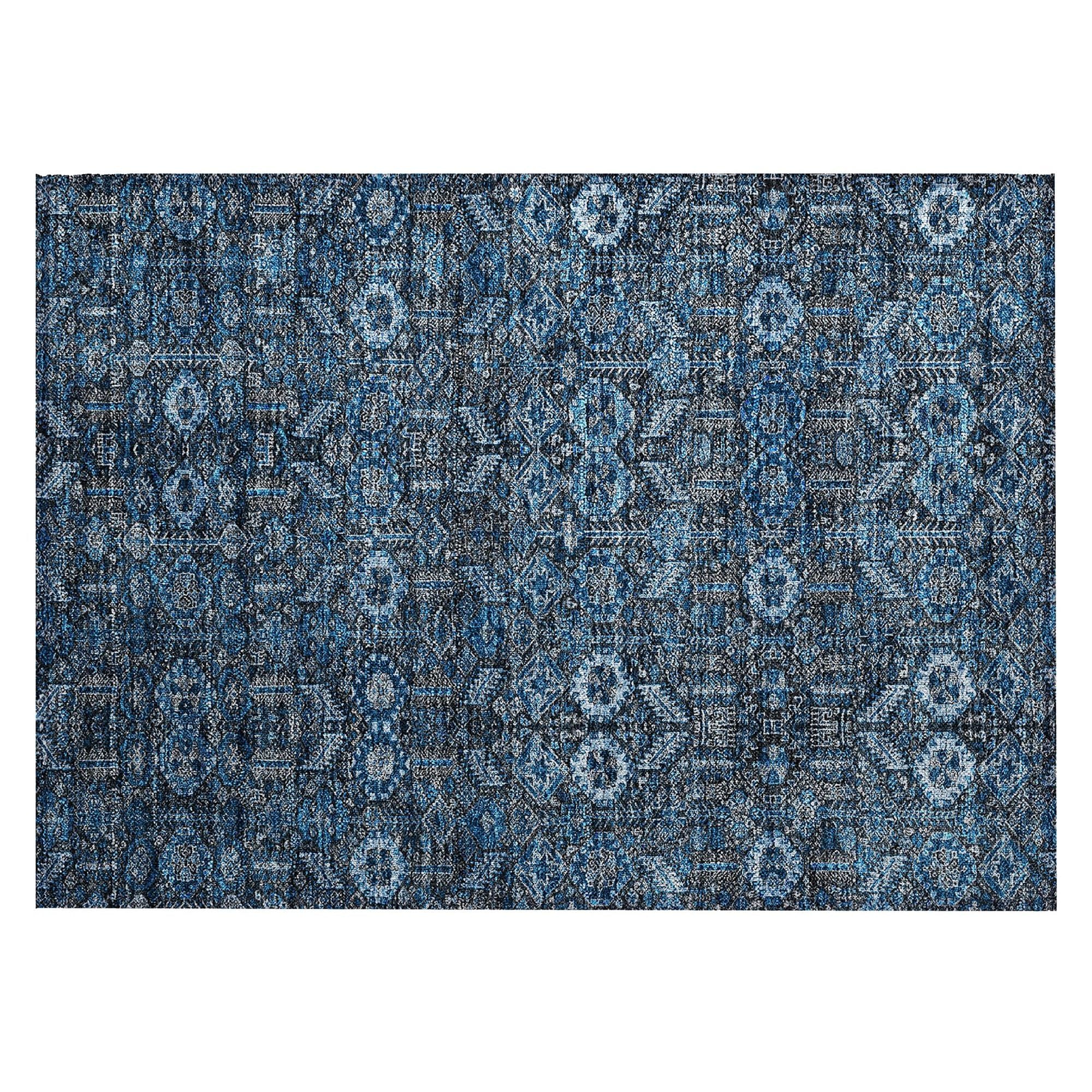 Machine Made ACN574 Blue  Rugs #color_blue 