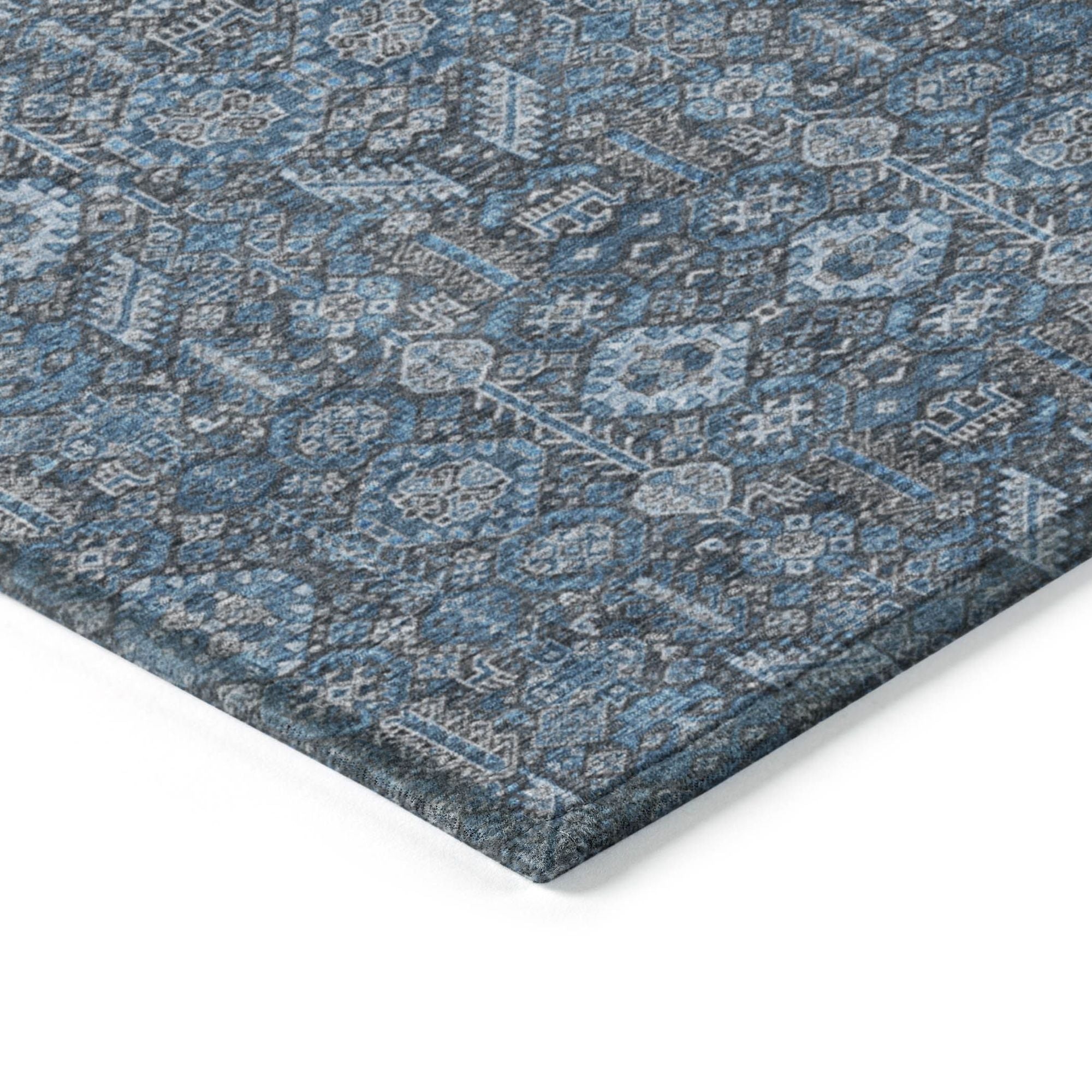 Machine Made ACN574 Blue  Rugs #color_blue 