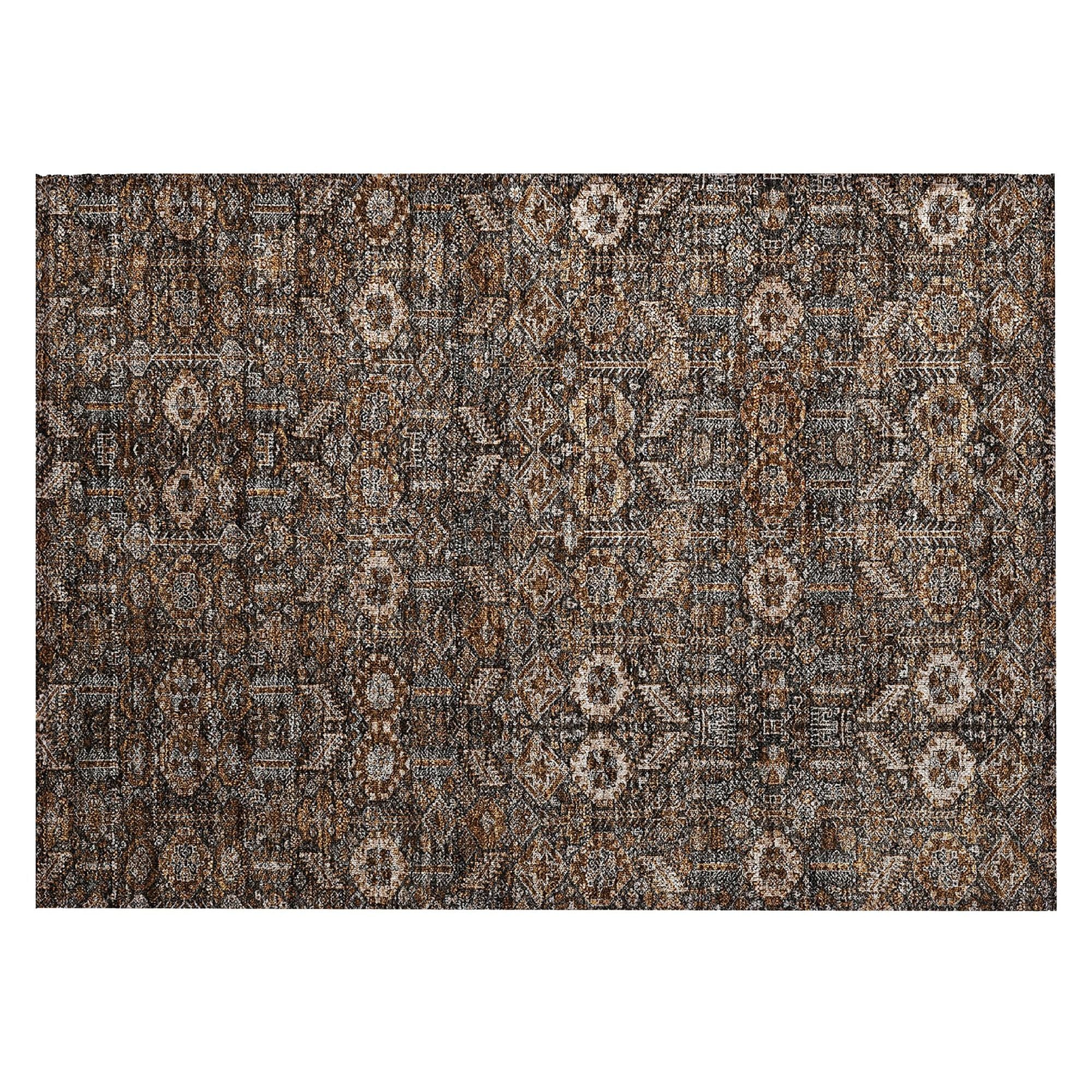 Machine Made ACN574 Chocolate Brown Rugs #color_chocolate brown