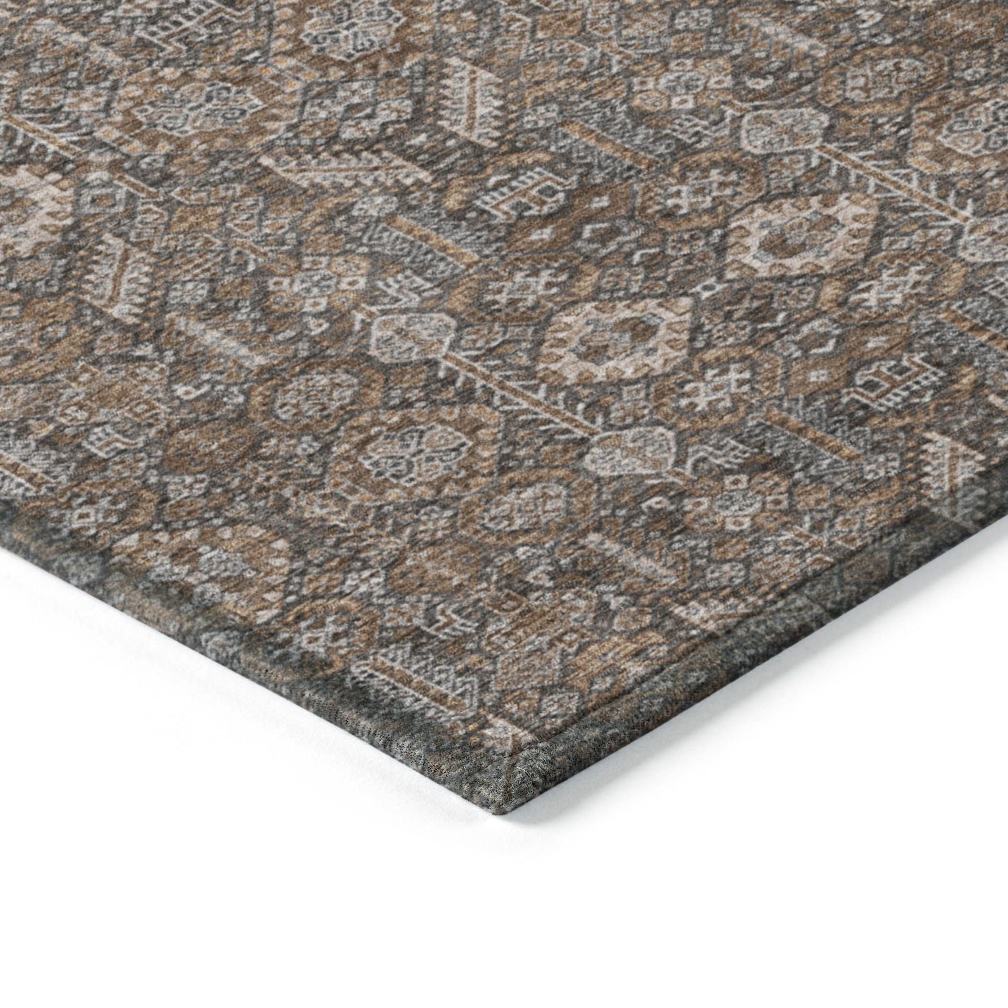 Machine Made ACN574 Chocolate Brown Rugs #color_chocolate brown