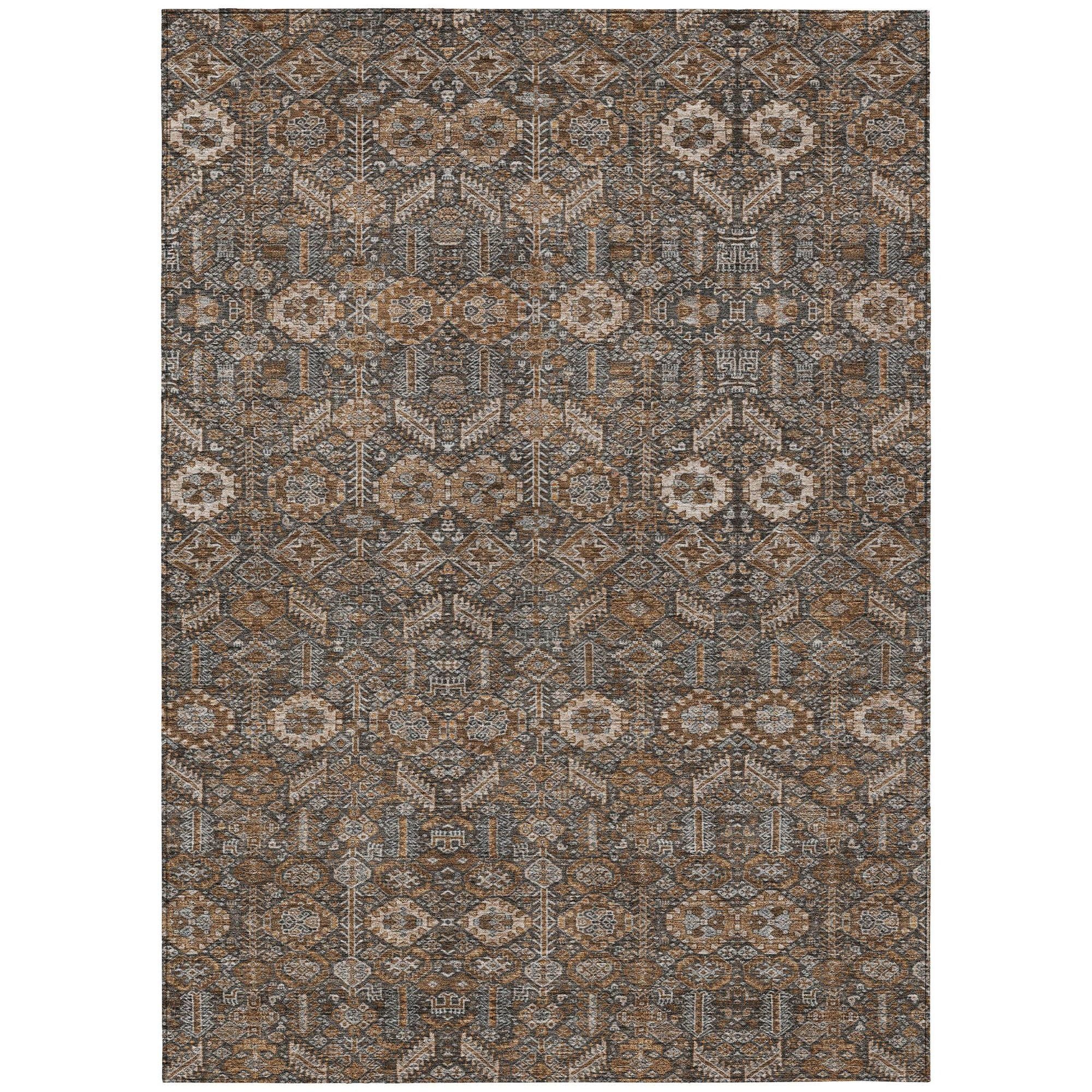 Machine Made ACN574 Chocolate Brown Rugs #color_chocolate brown