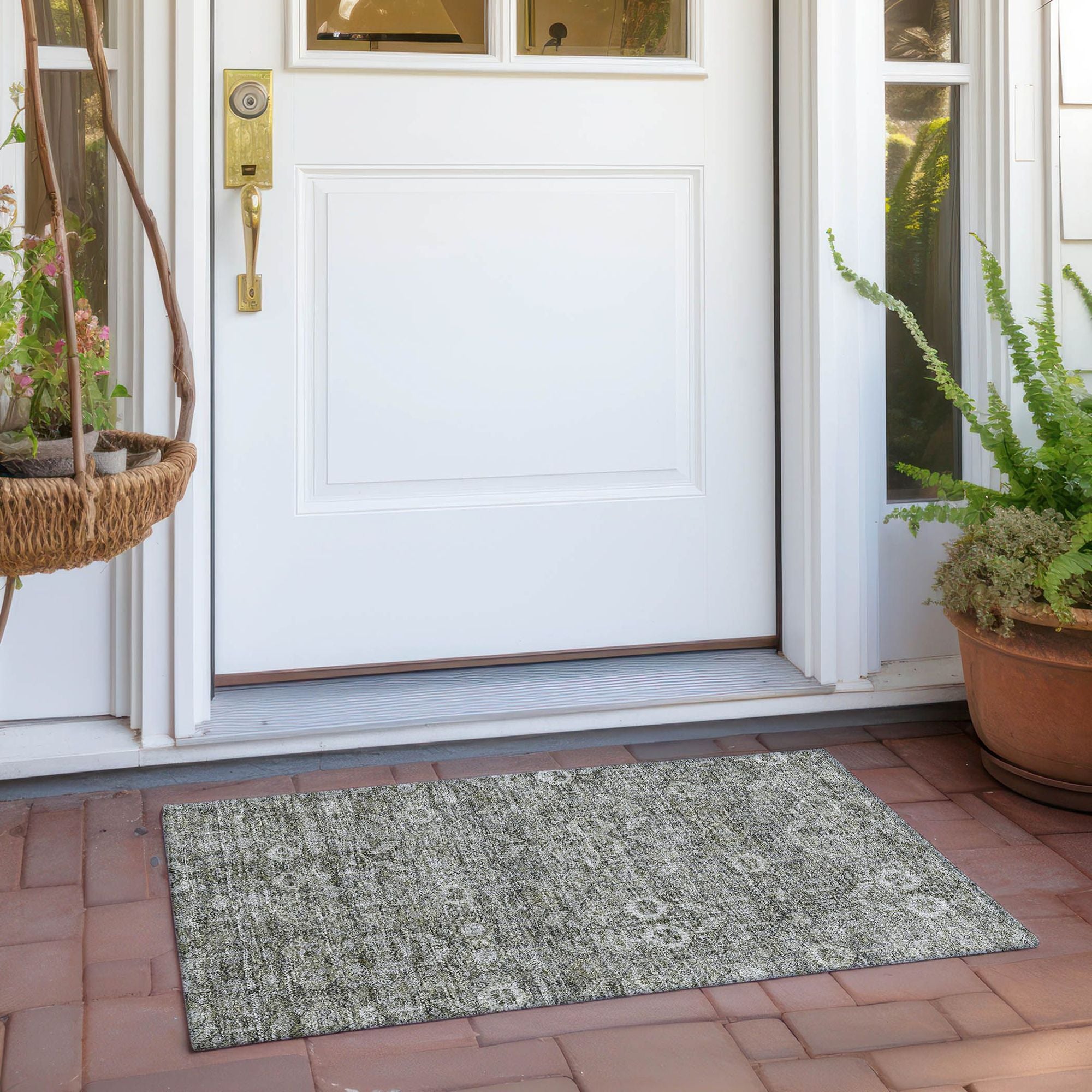 Machine Made ACN574 Gray  Rugs #color_gray 