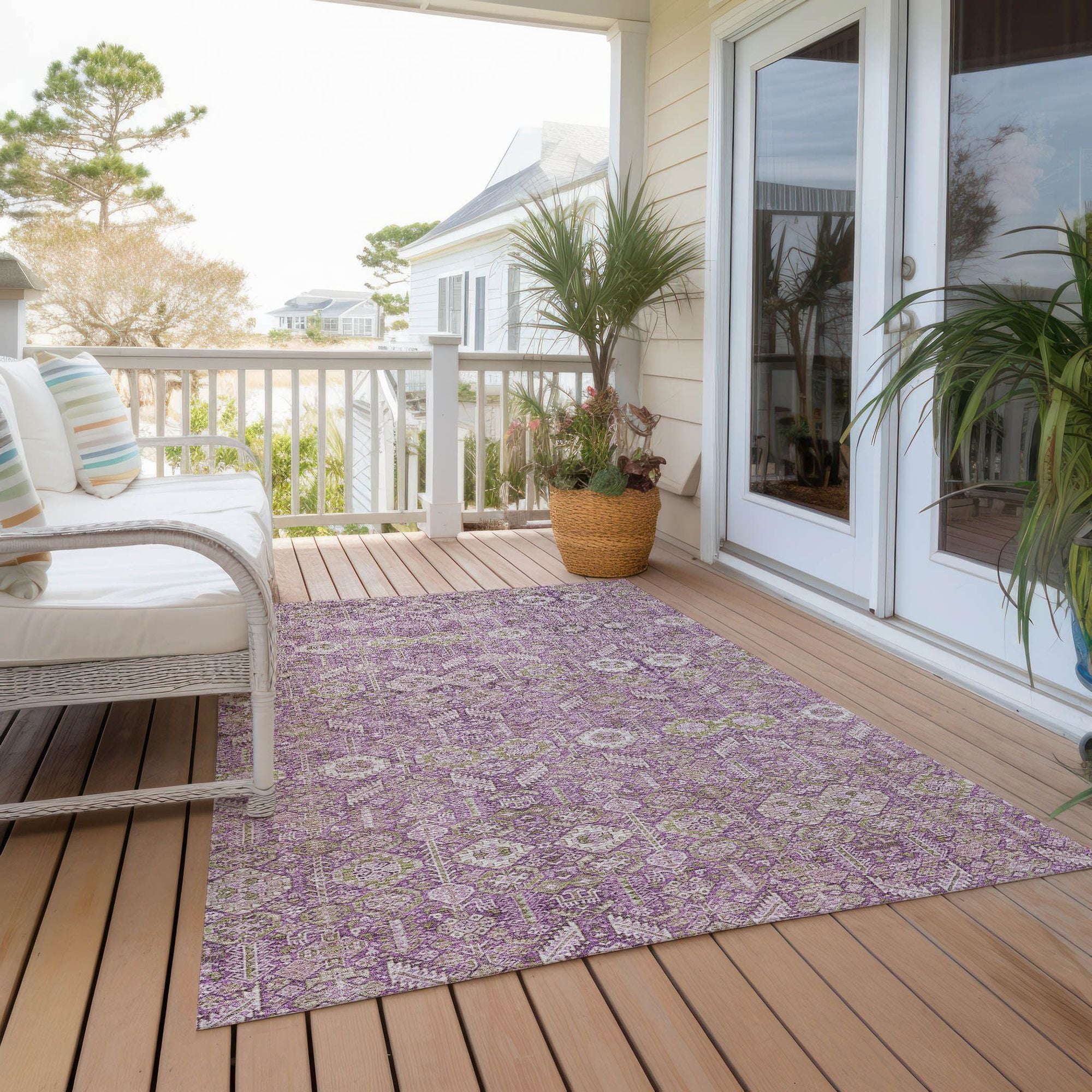 Machine Made ACN574 Lavender Purple Rugs #color_lavender purple