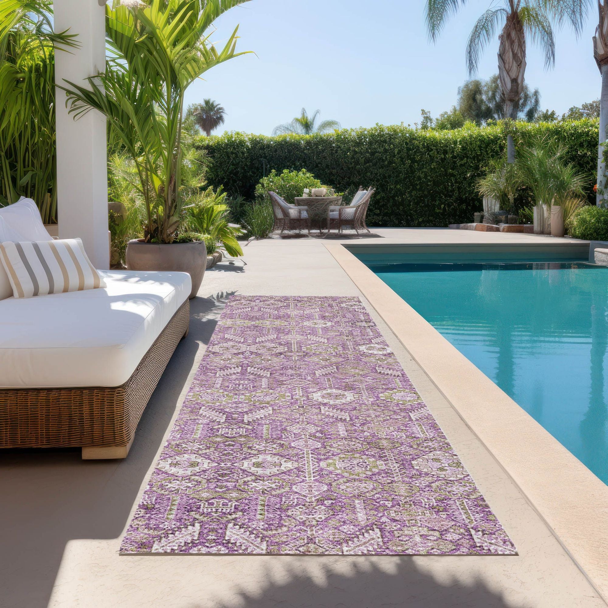 Machine Made ACN574 Lavender Purple Rugs #color_lavender purple